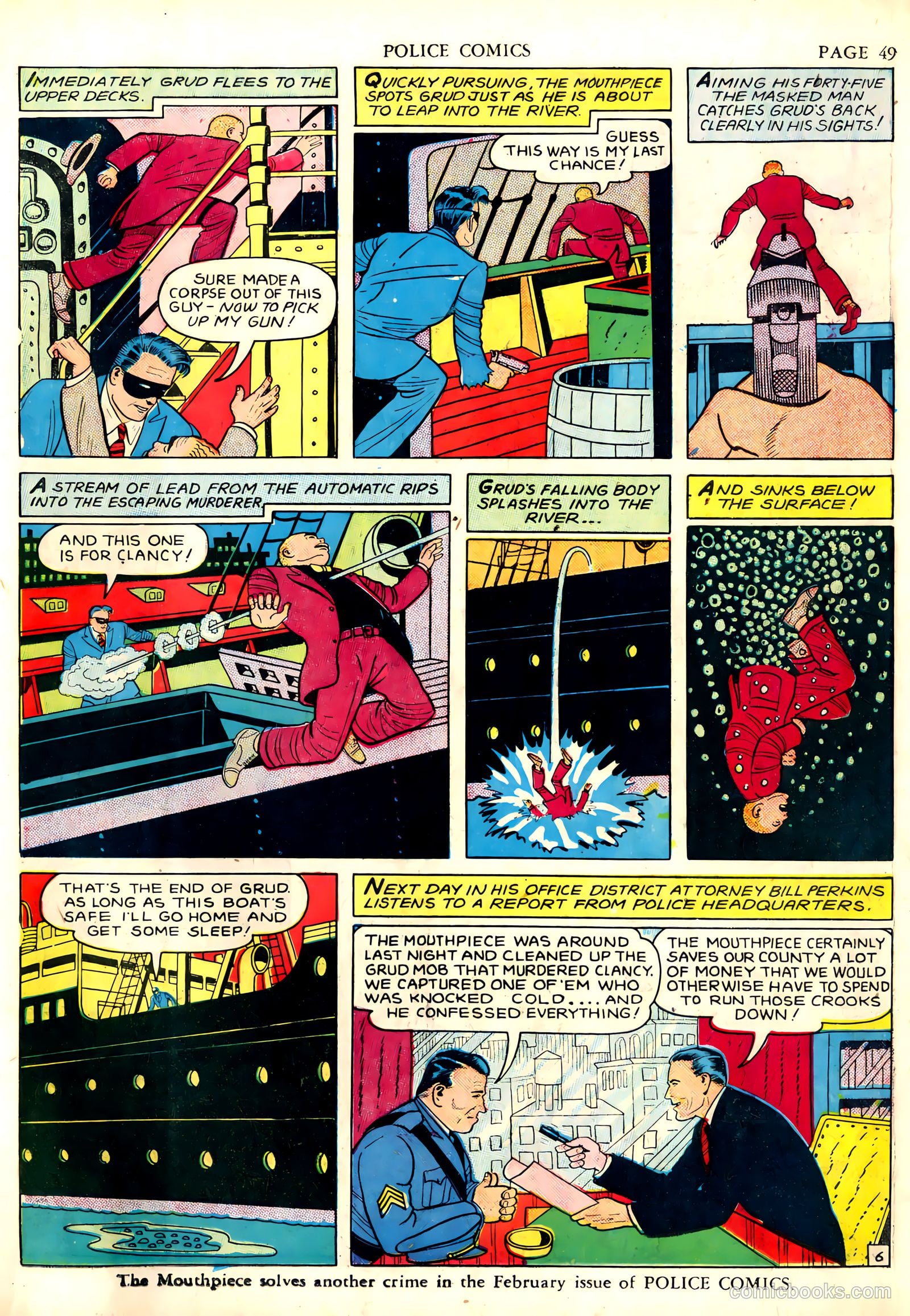 Police Comics #6 (1942) — page 51 of 68