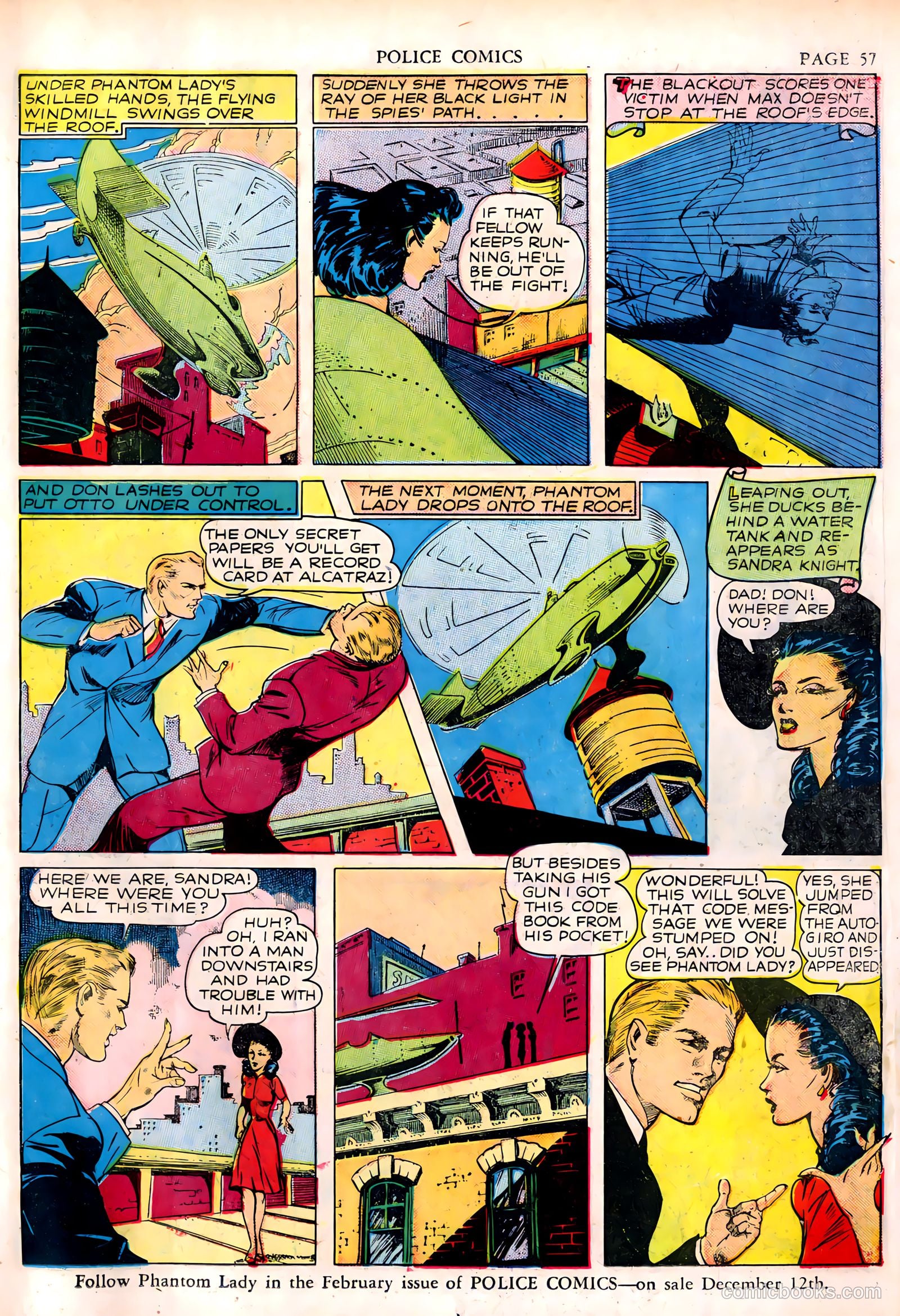 Police Comics #6 (1942) — page 59 of 68