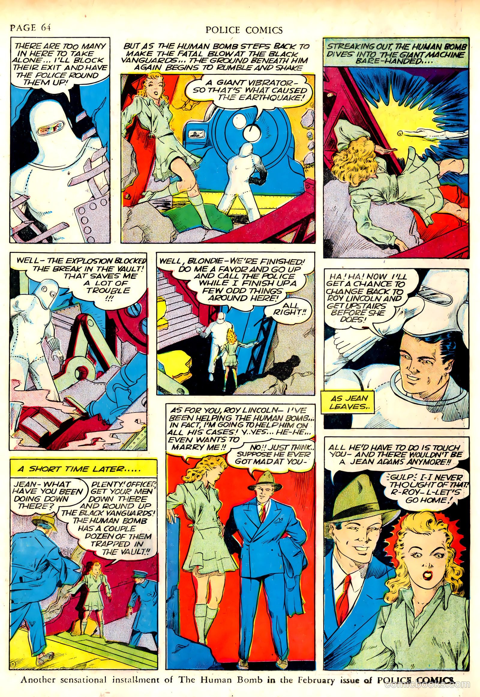 Police Comics #6 (1942) — page 66 of 68