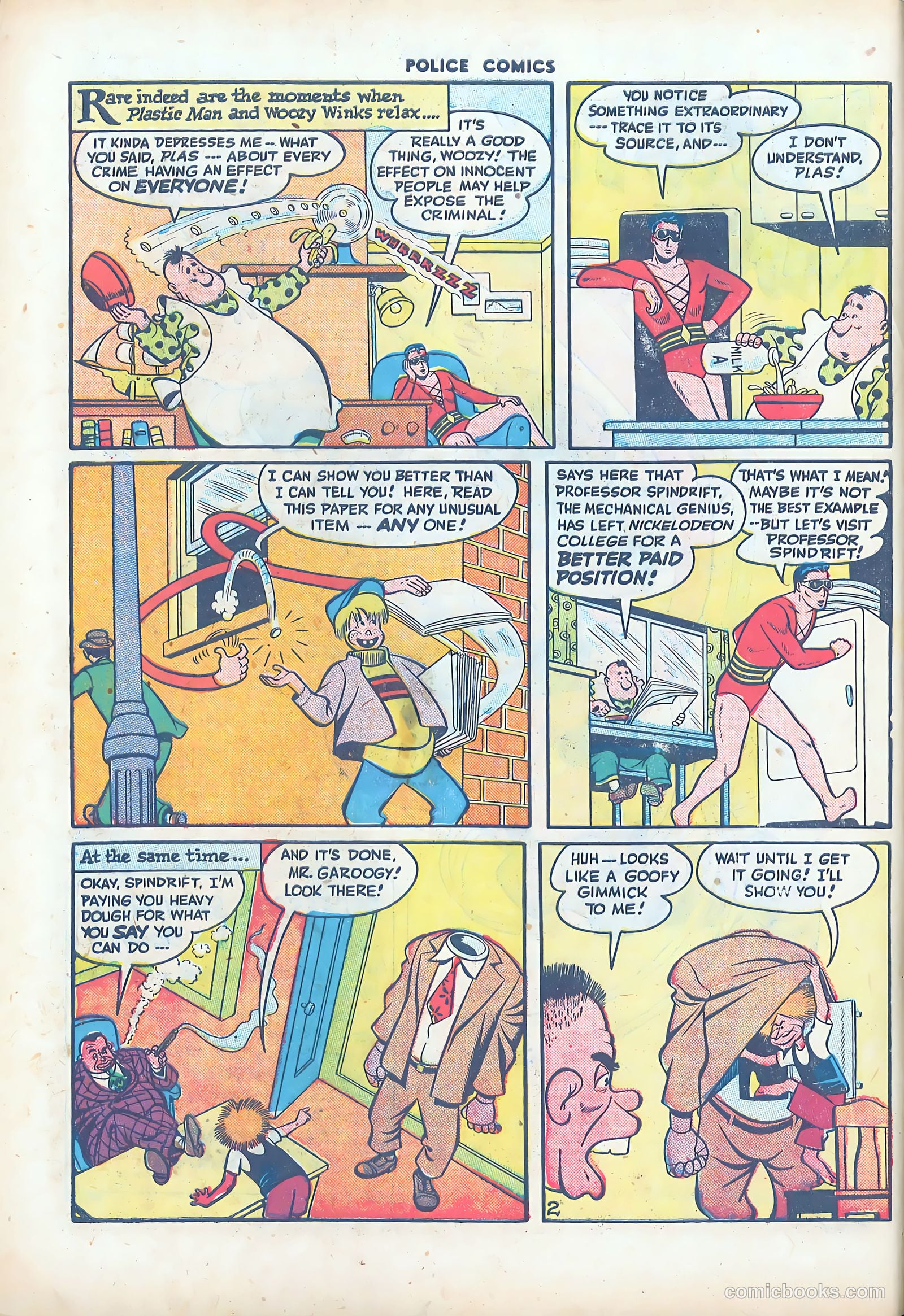 Police Comics #60 (1946) — page 4 of 60