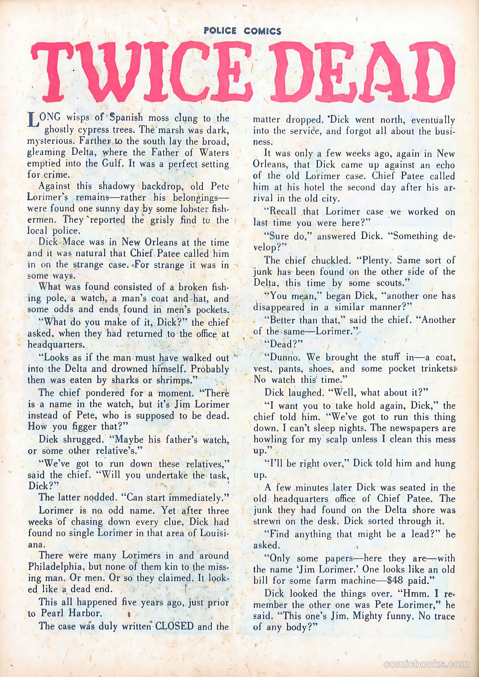 Police Comics #60 (1946) — page 48 of 60