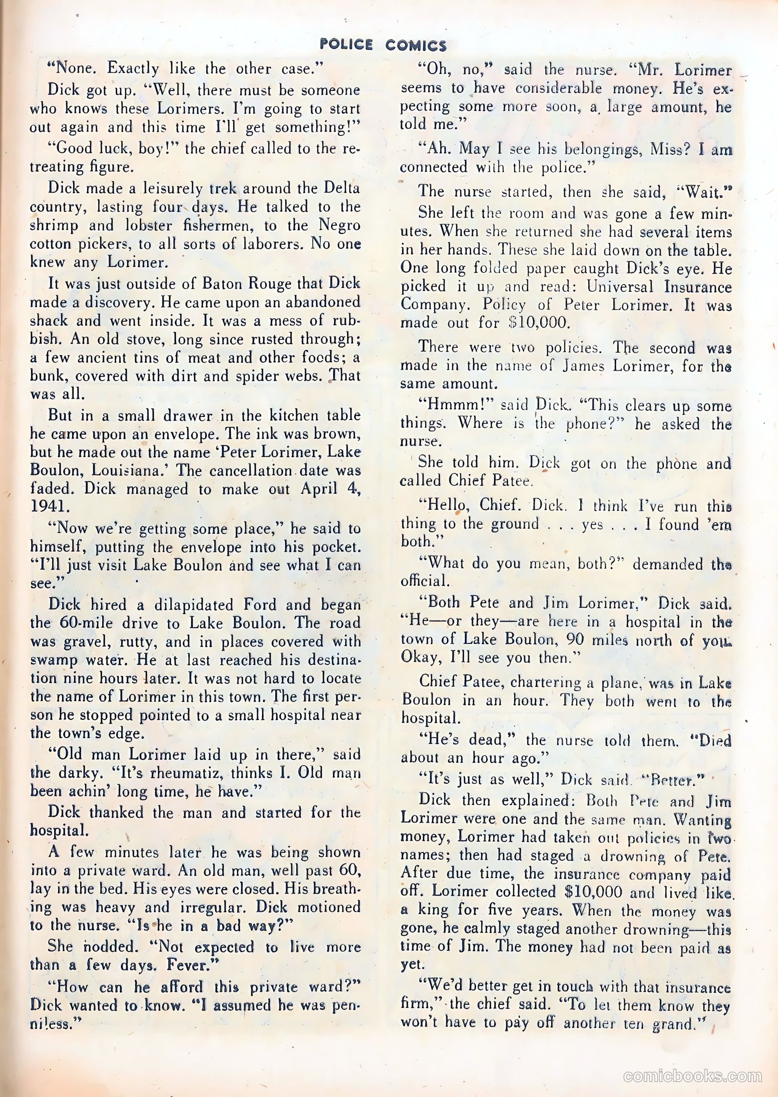 Police Comics #60 (1946) — page 49 of 60