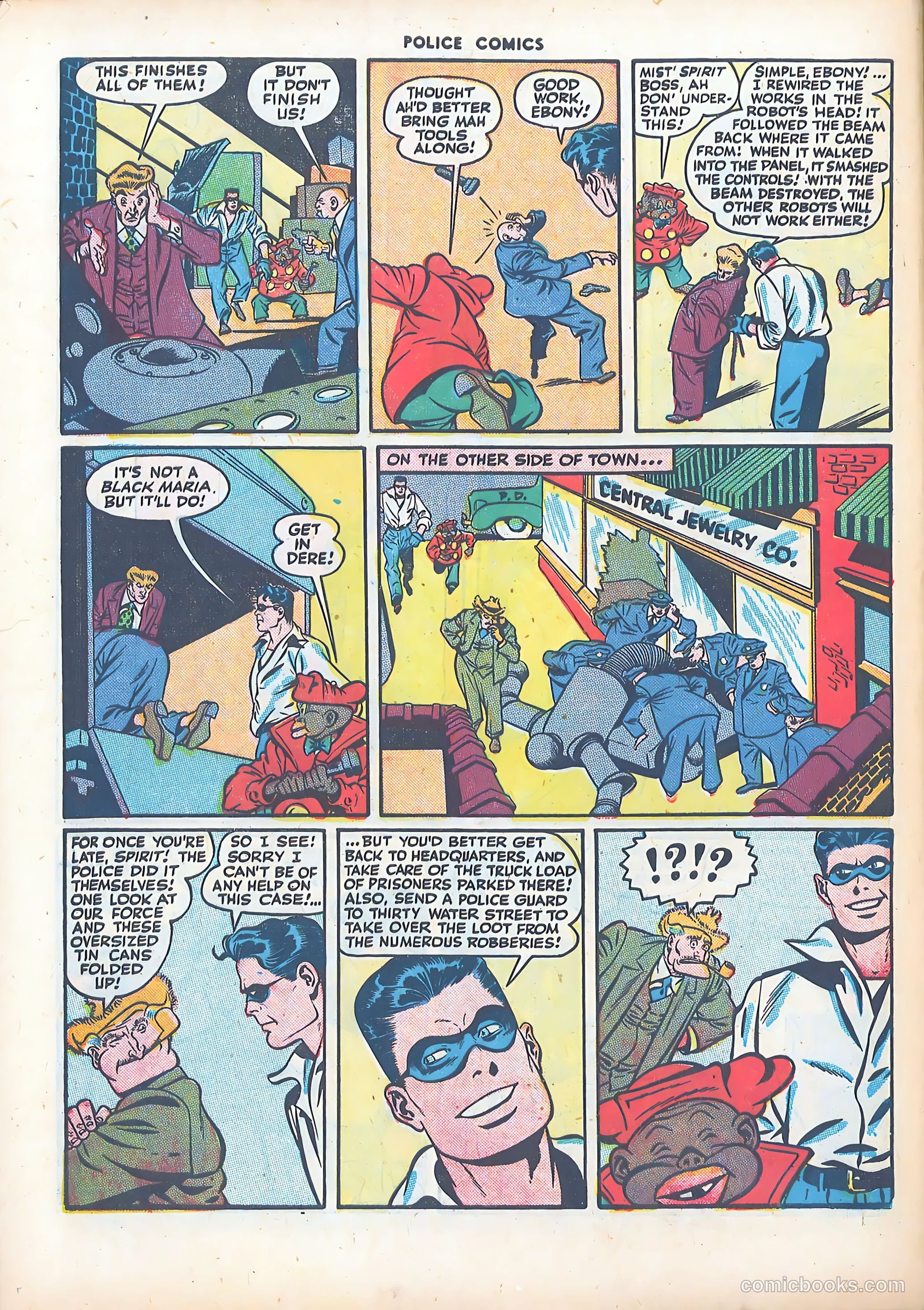 Police Comics #60 (1946) — page 58 of 60