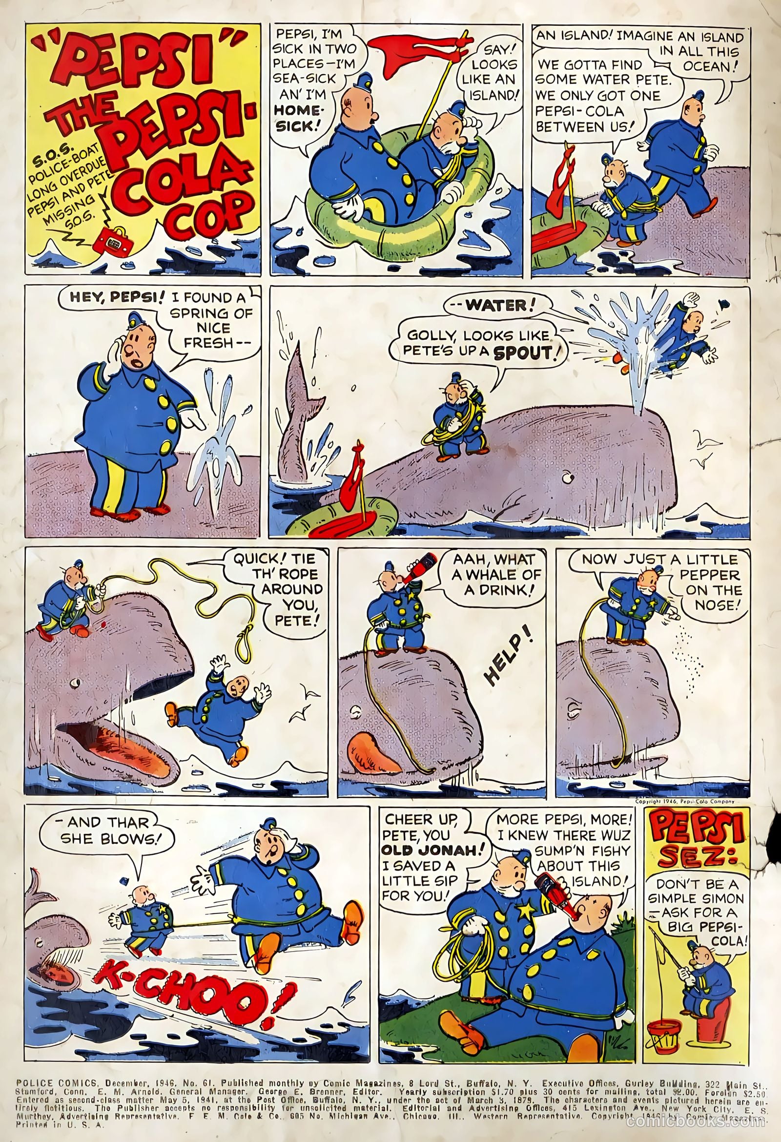 Police Comics #61 (1946) — page 2 of 60