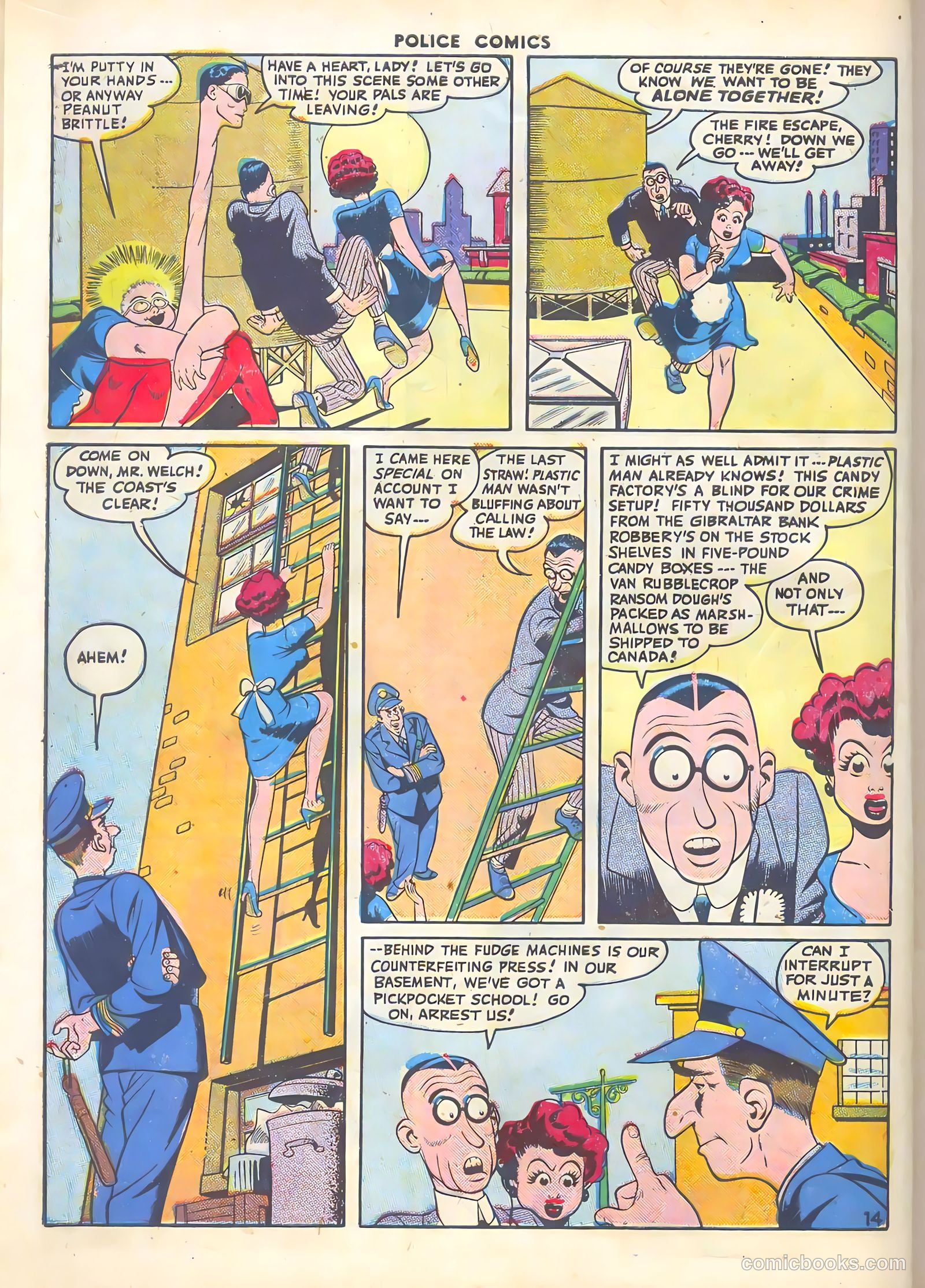 Police Comics #64 (1947) — page 16 of 60