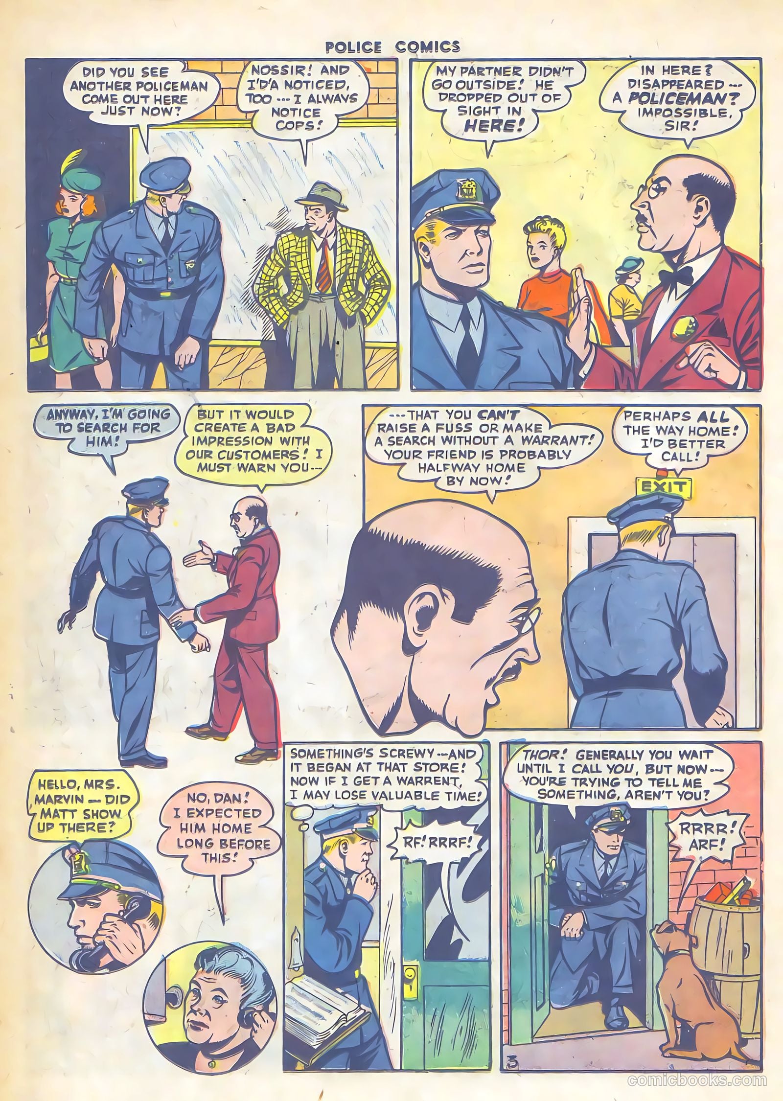 Police Comics #66 (1947) — page 23 of 61