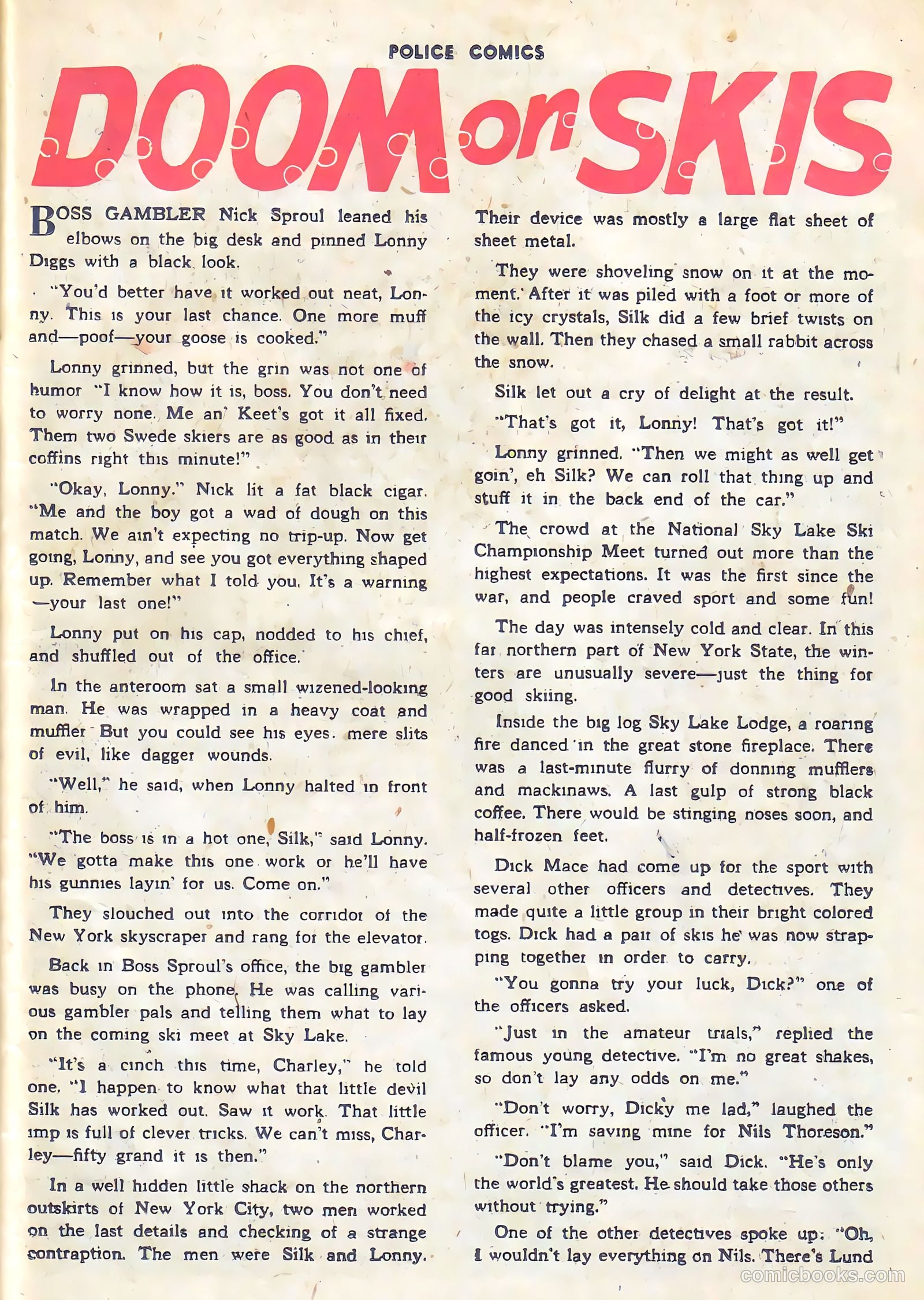 Police Comics #66 (1947) — page 44 of 61