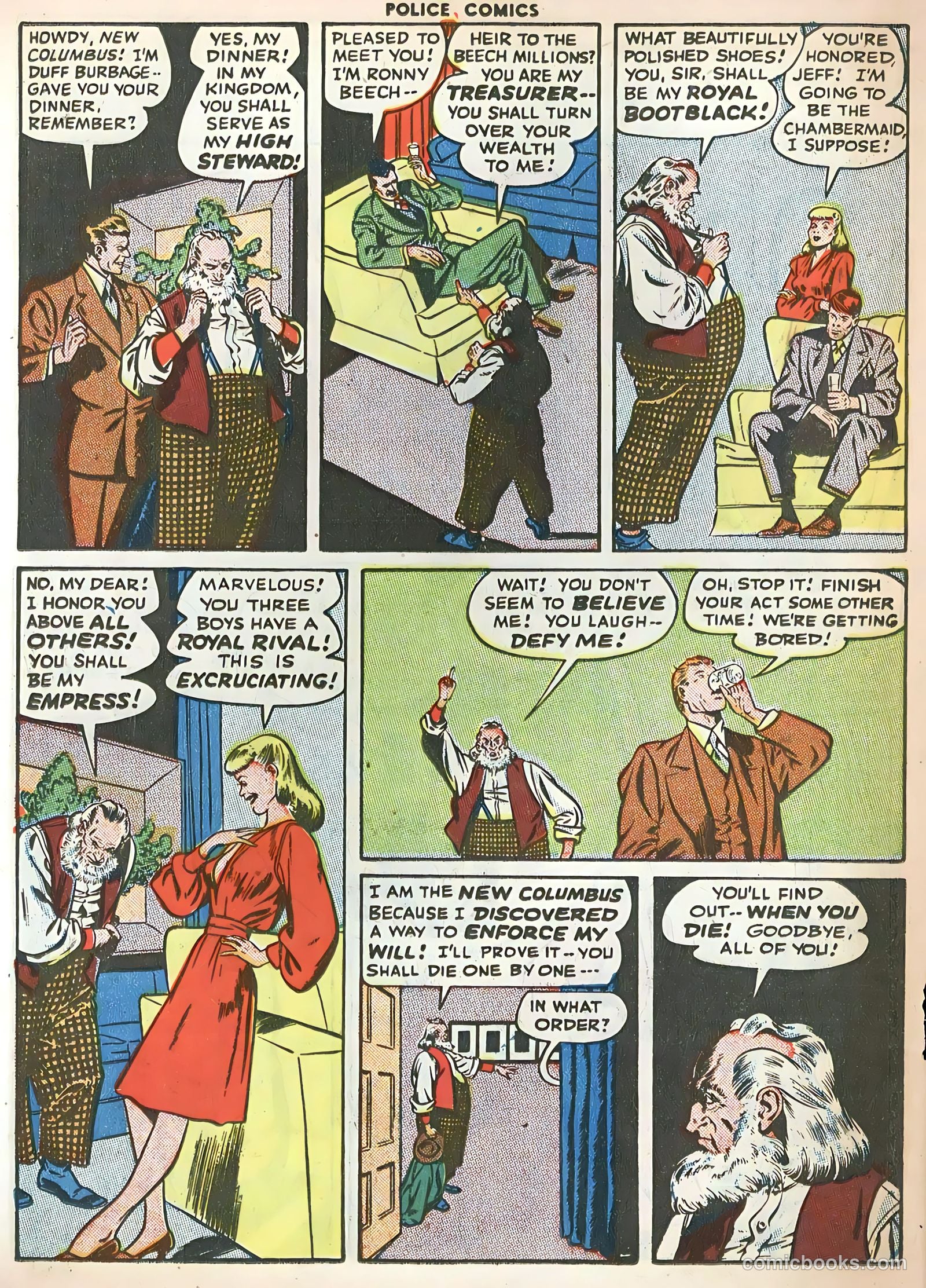 Police Comics #67 (1947) — page 38 of 60
