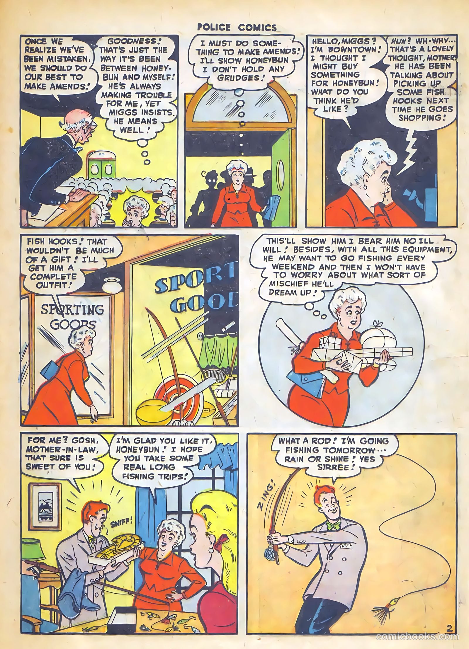 Police Comics #69 (1947) — page 36 of 52
