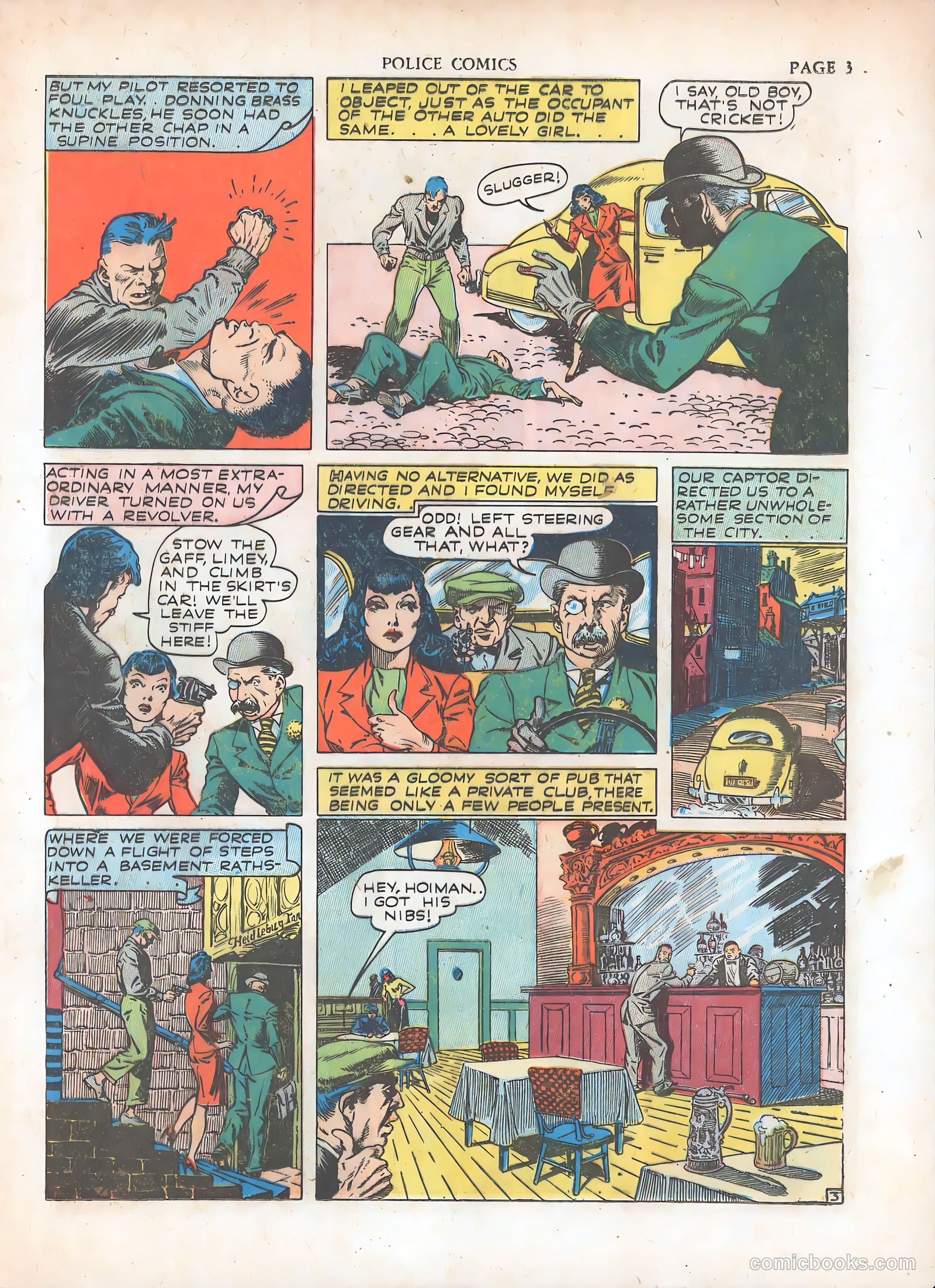Police Comics #7 (1942) — page 6 of 69