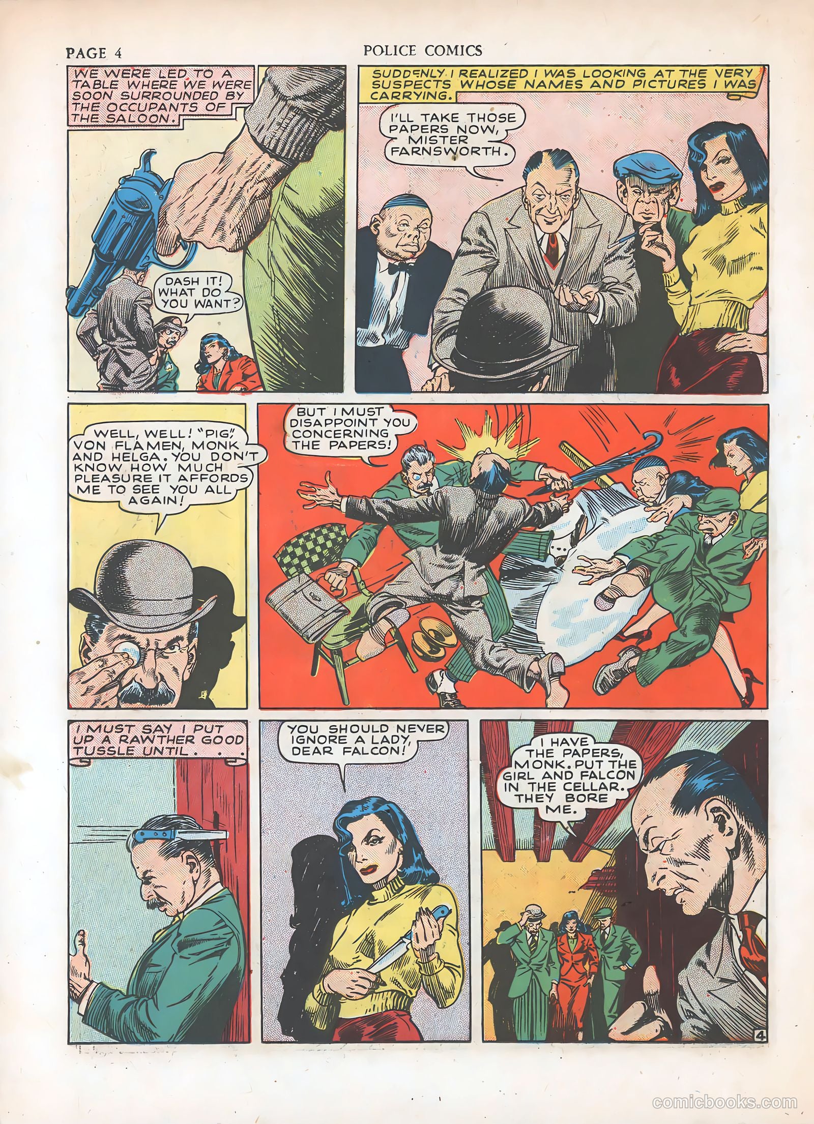Police Comics #7 (1942) — page 7 of 69