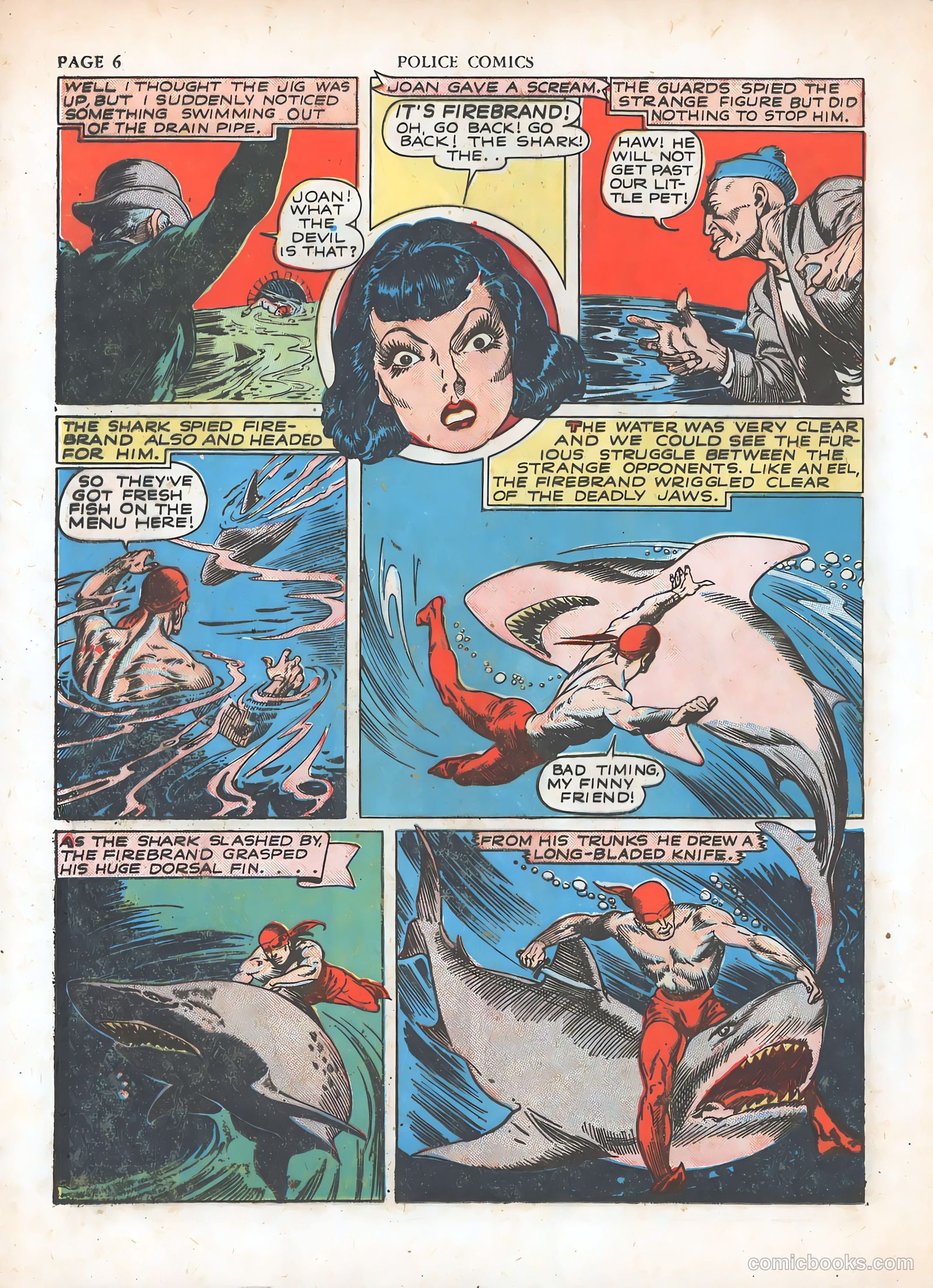 Police Comics #7 (1942) — page 9 of 69