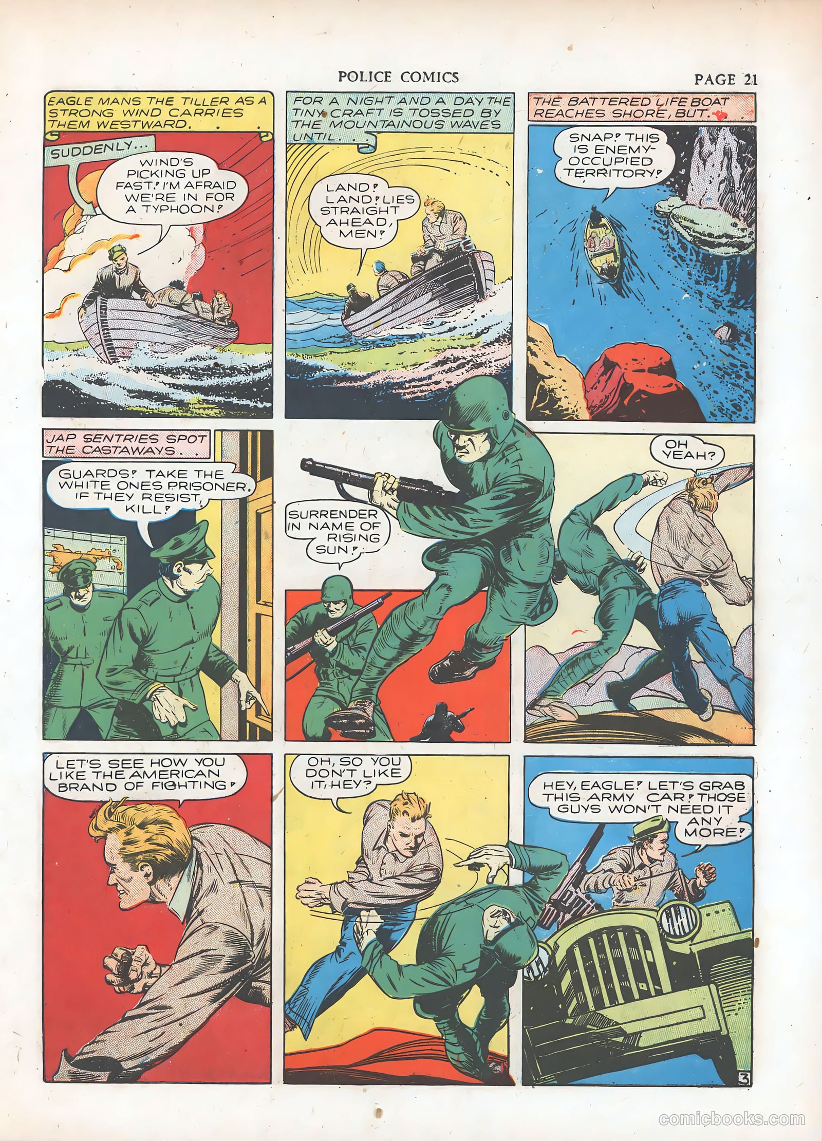 Police Comics #7 (1942) — page 24 of 69