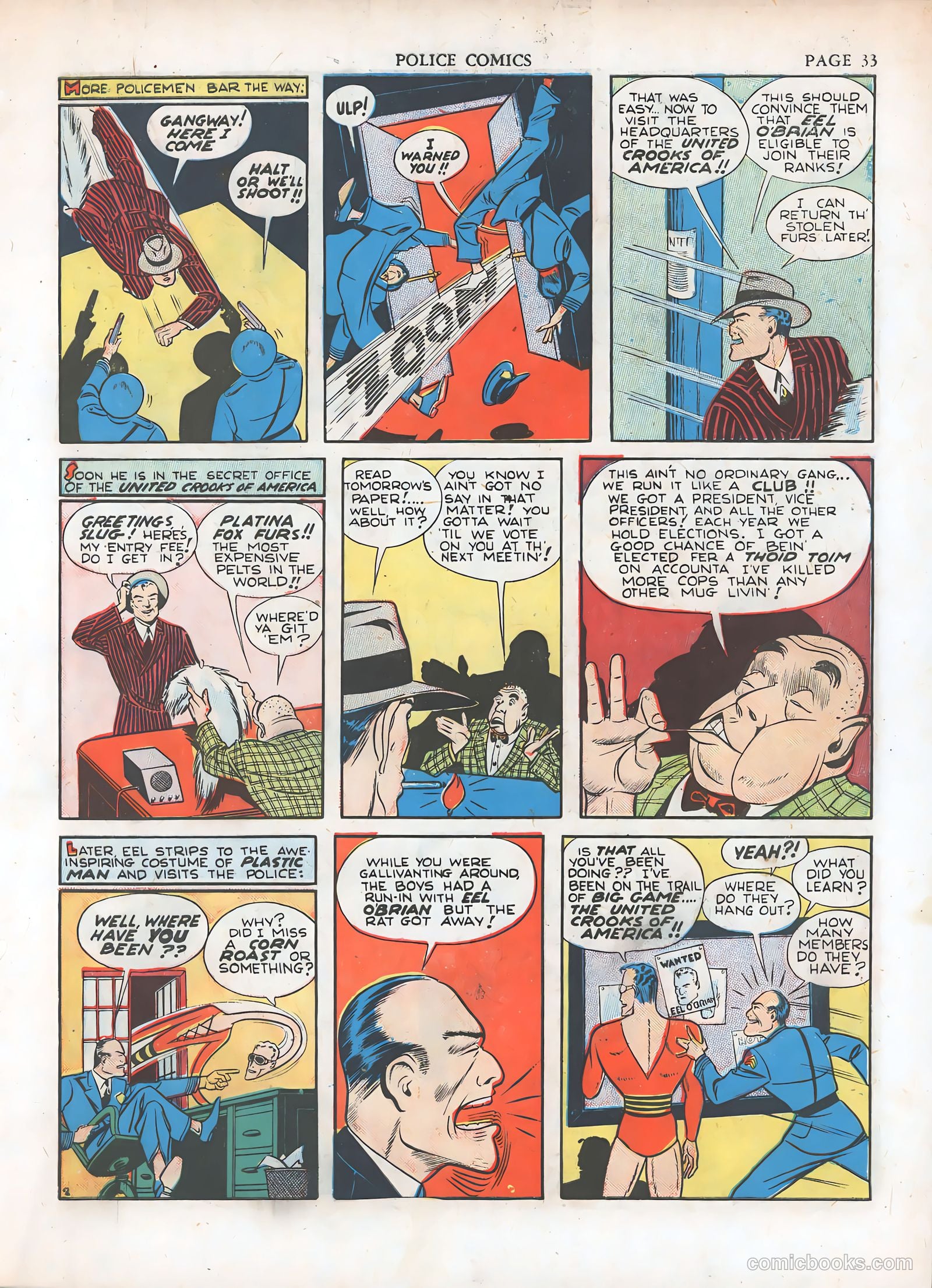 Police Comics #7 (1942) — page 36 of 69