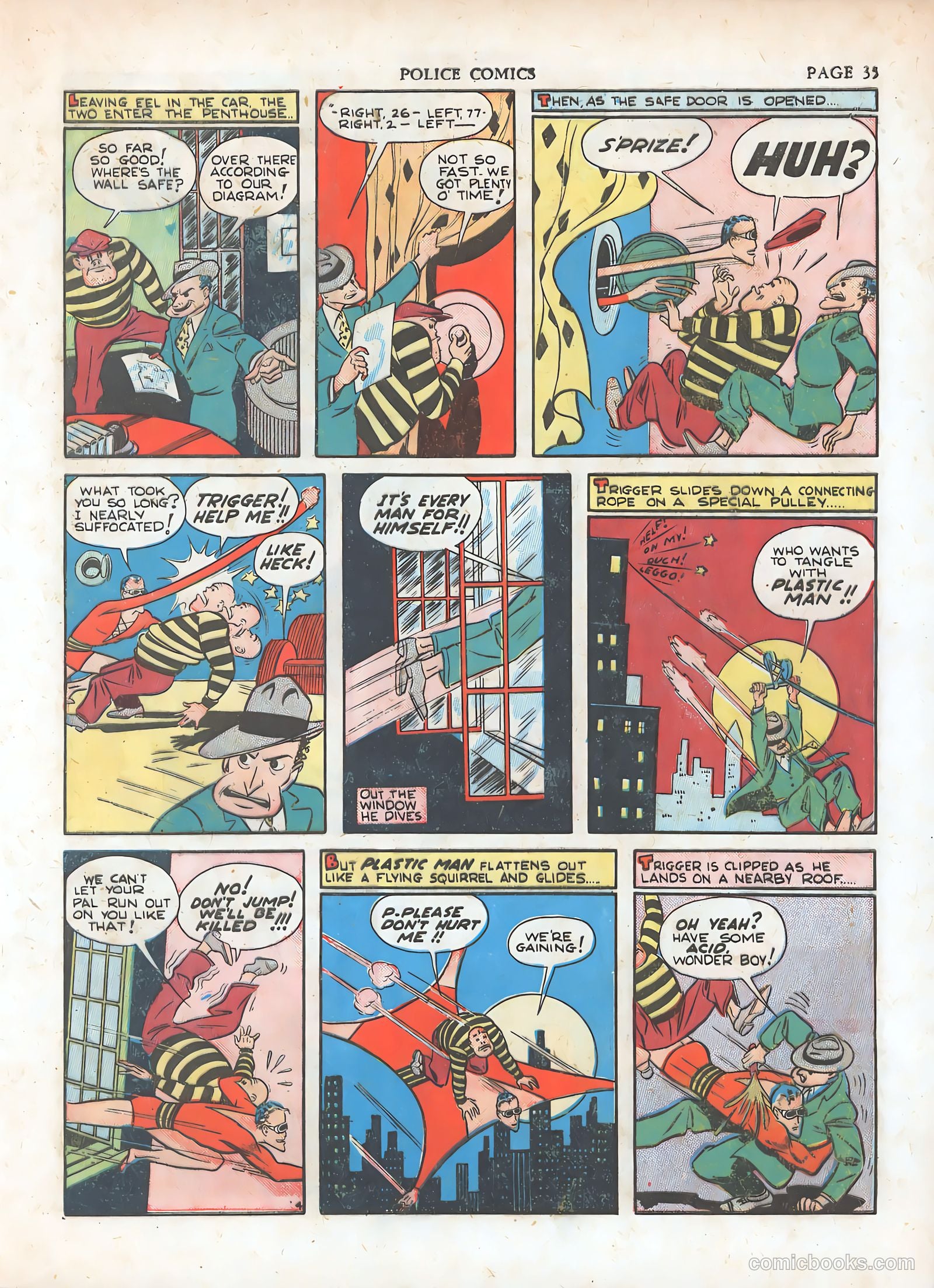 Police Comics #7 (1942) — page 38 of 69