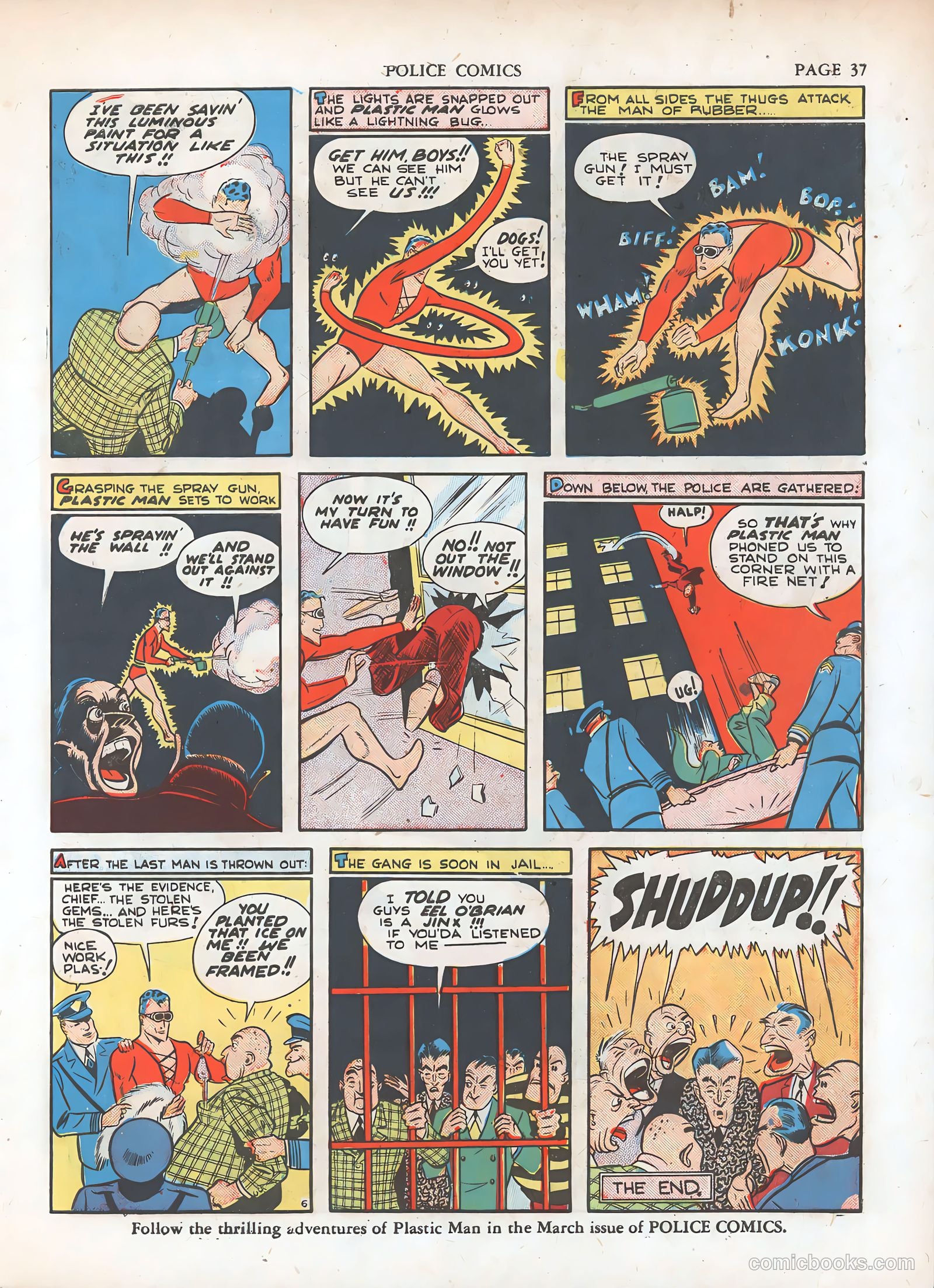 Police Comics #7 (1942) — page 40 of 69