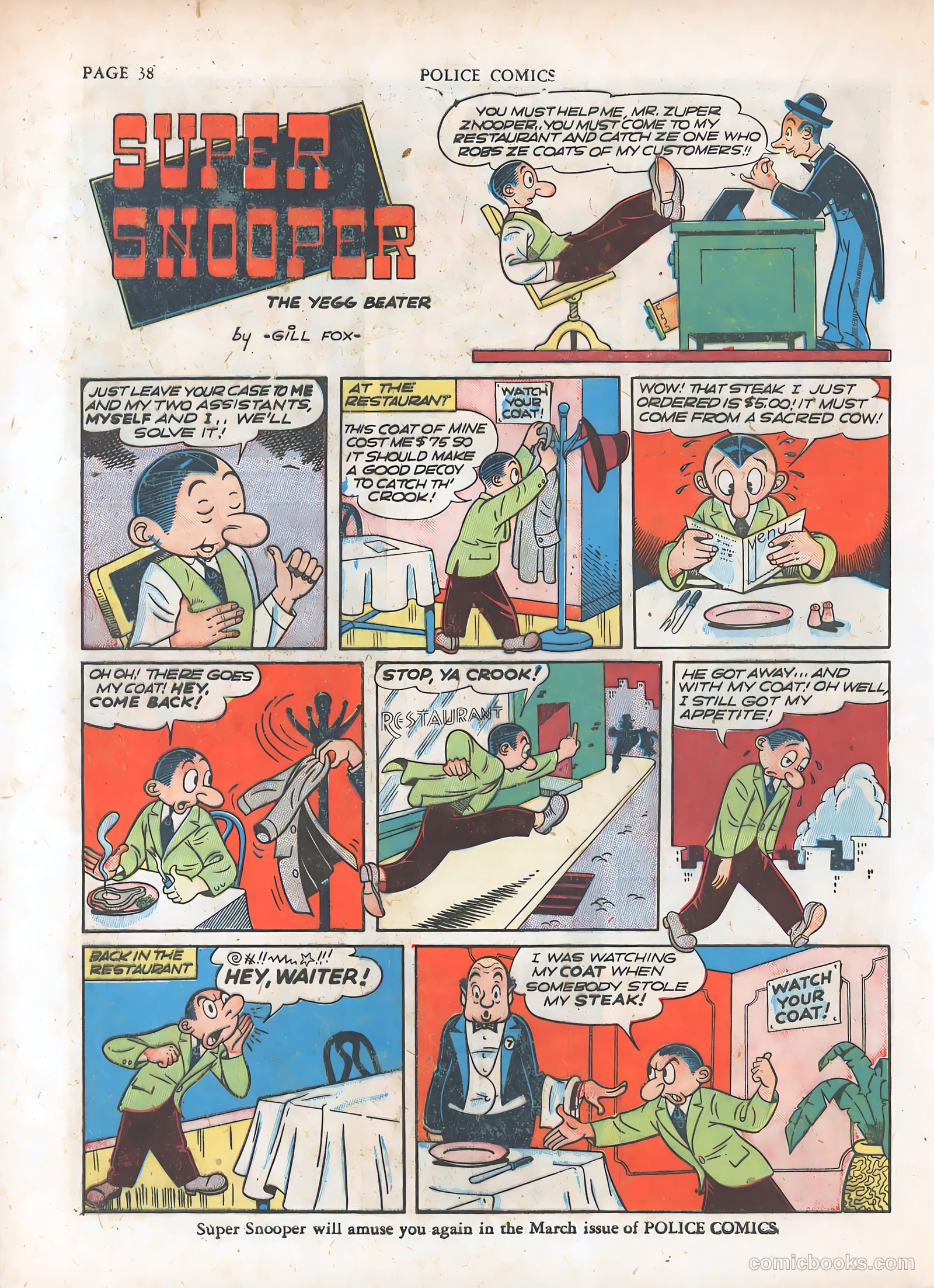 Police Comics #7 (1942) — page 41 of 69