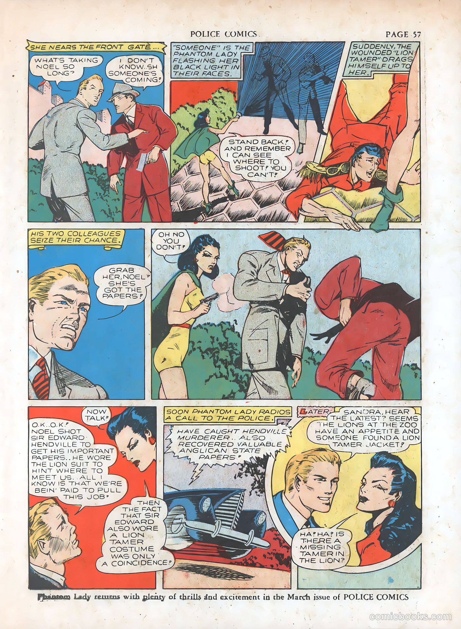 Police Comics #7 (1942) — page 60 of 69