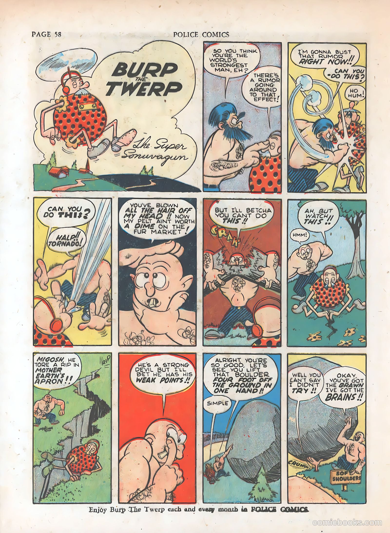 Police Comics #7 (1942) — page 61 of 69