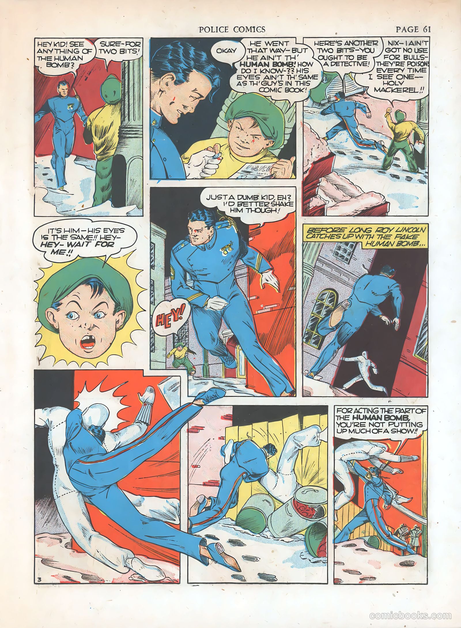 Police Comics #7 (1942) — page 64 of 69