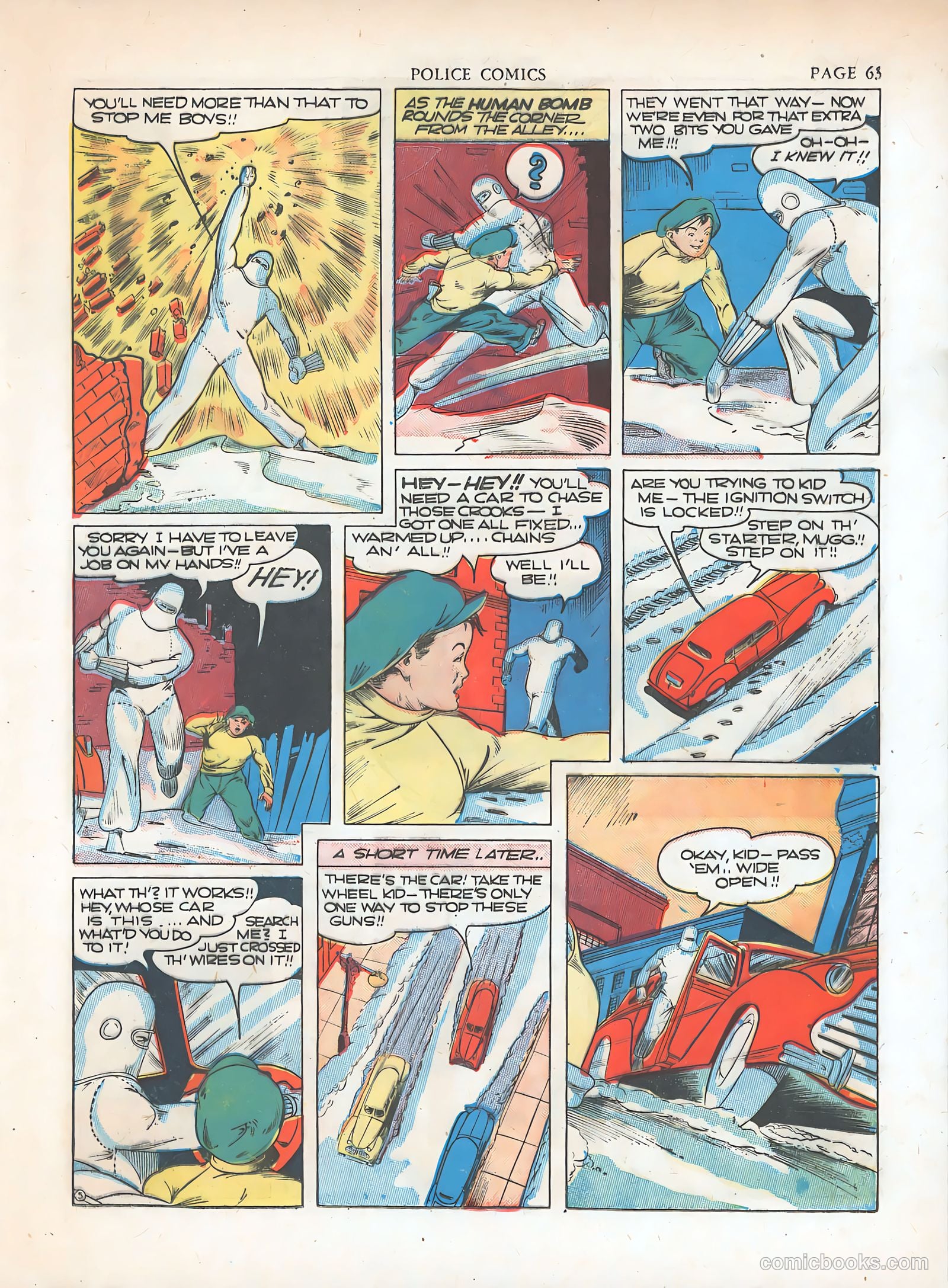 Police Comics #7 (1942) — page 66 of 69