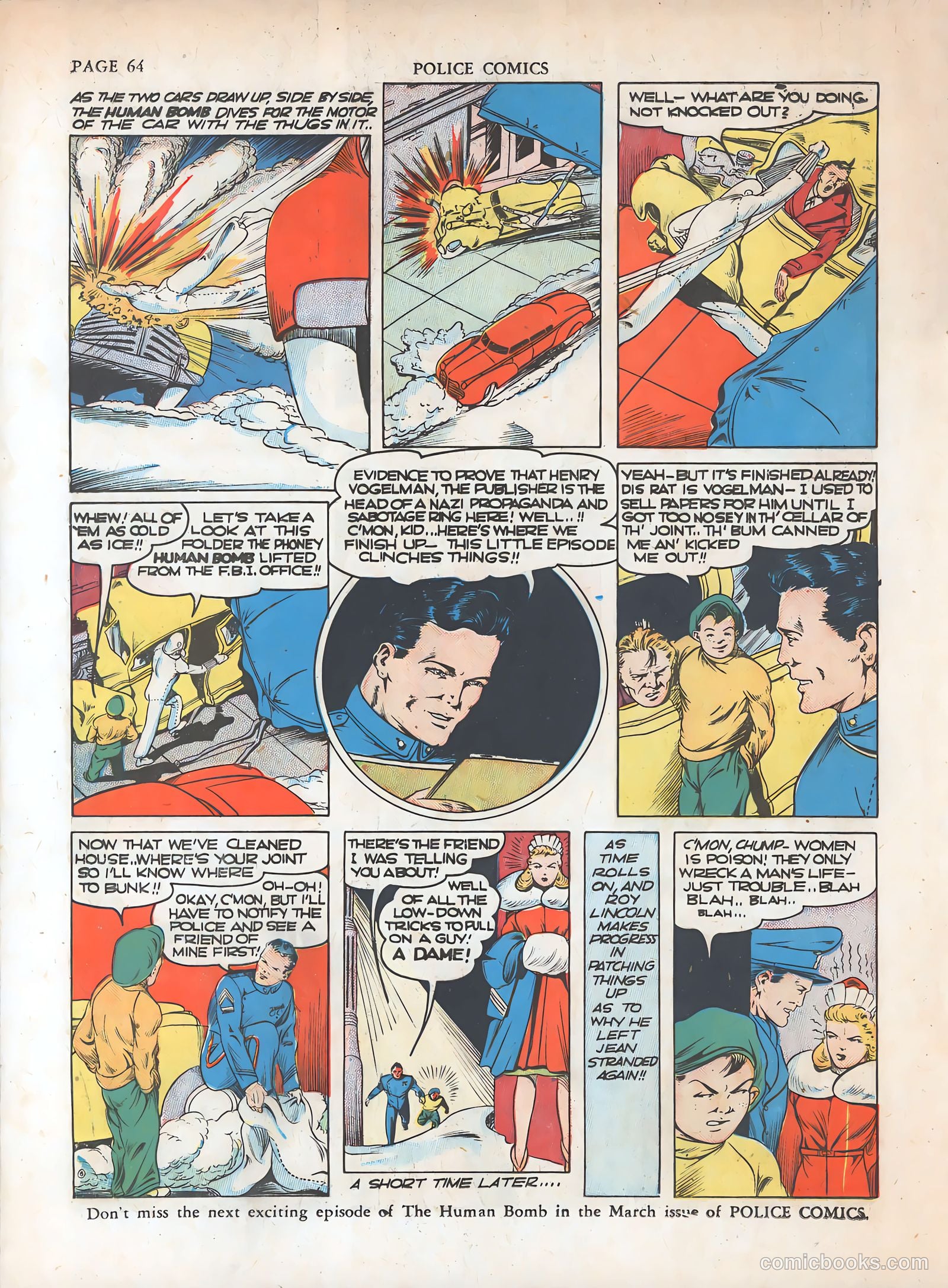 Police Comics #7 (1942) — page 67 of 69