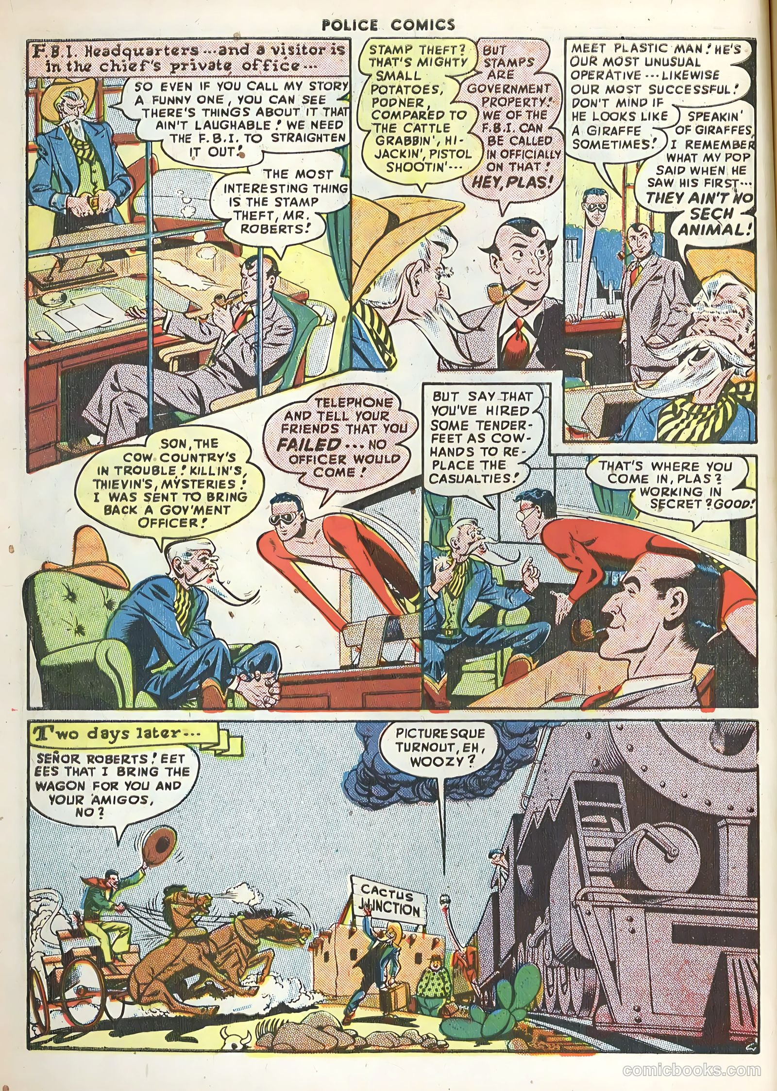 Police Comics #71 (1947) — page 4 of 52