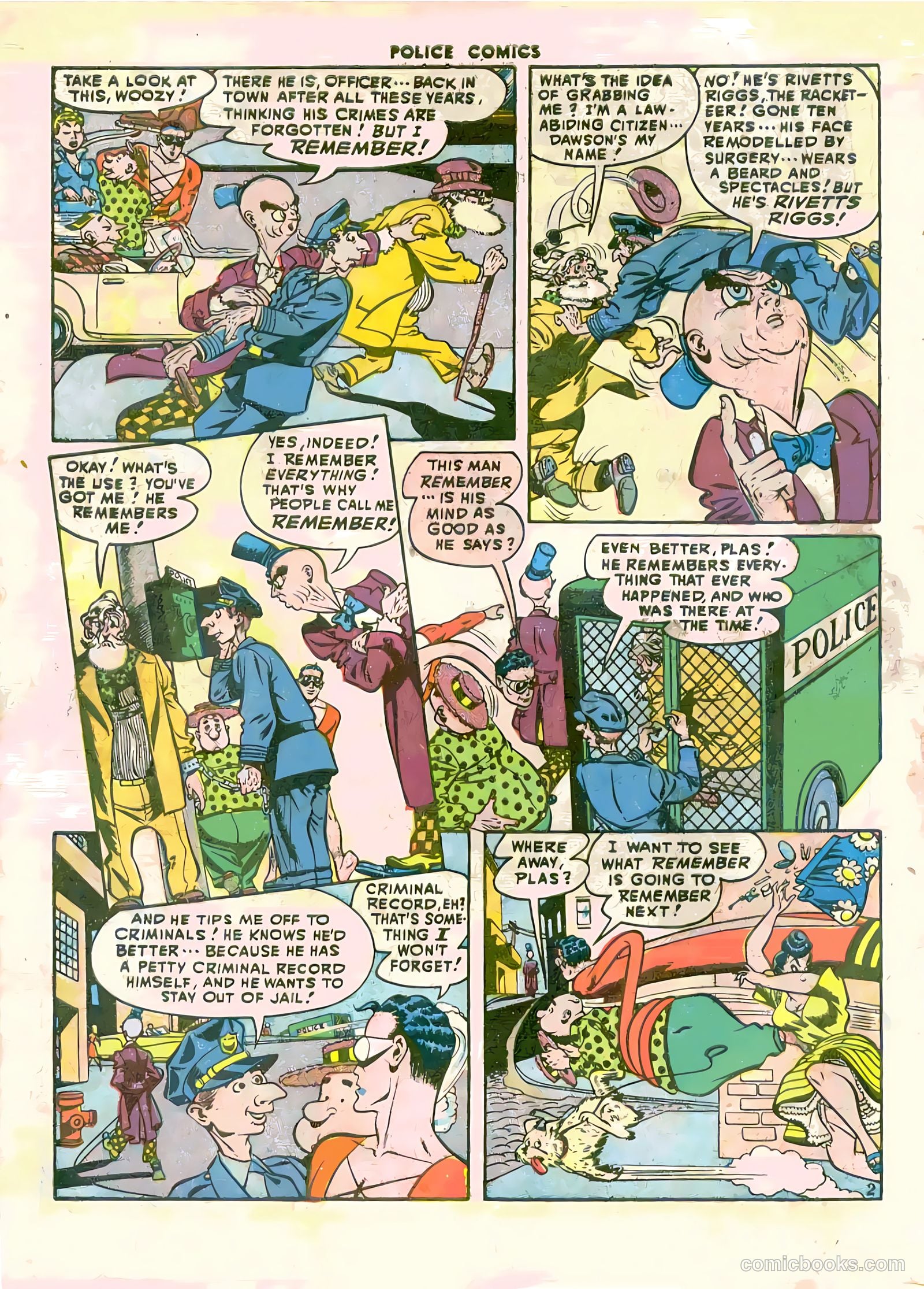 Police Comics #73 (1947) — page 4 of 52
