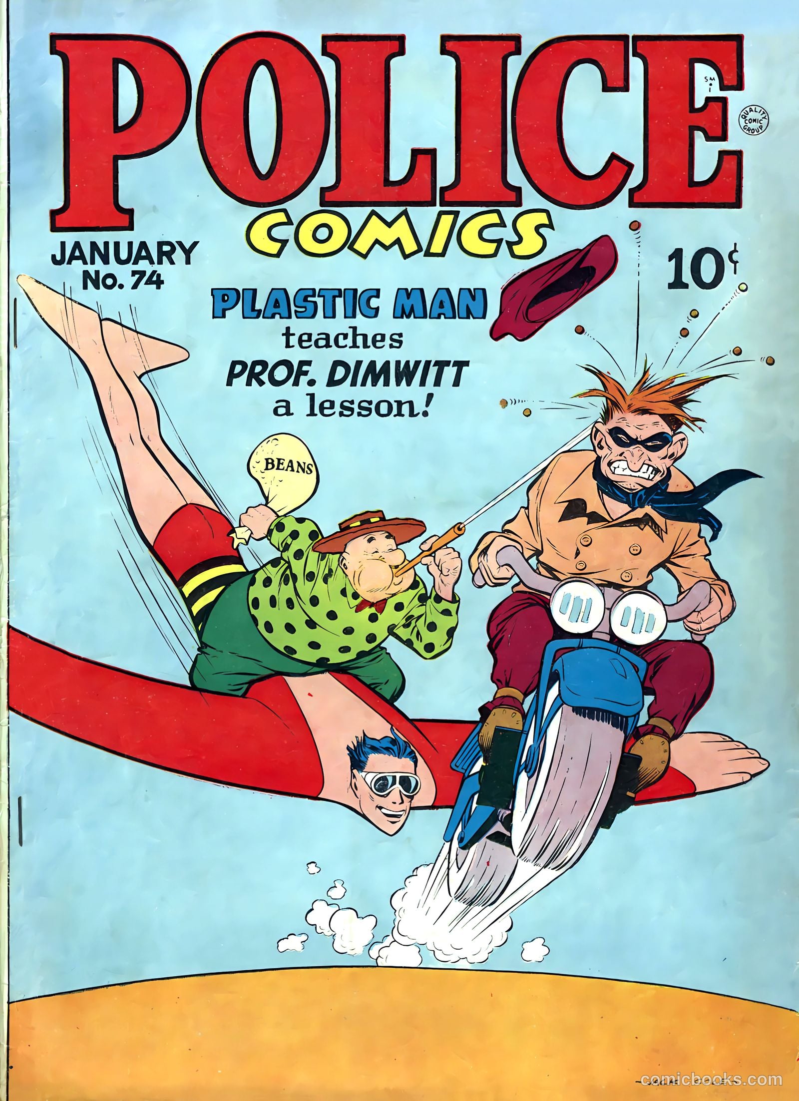 Police Comics #74 (1948) — page 2 of 53