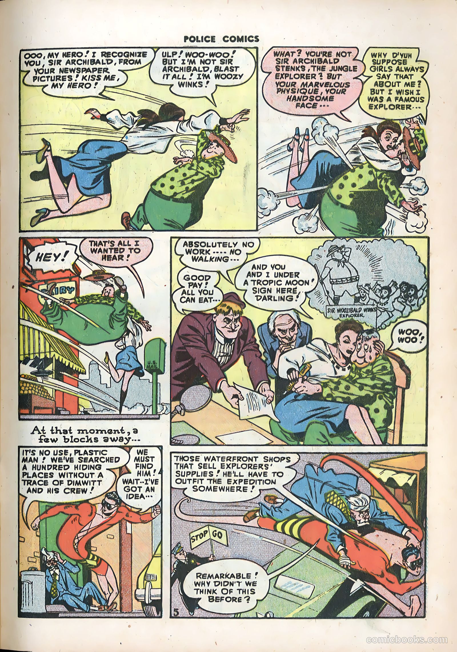 Police Comics #74 (1948) — page 8 of 53