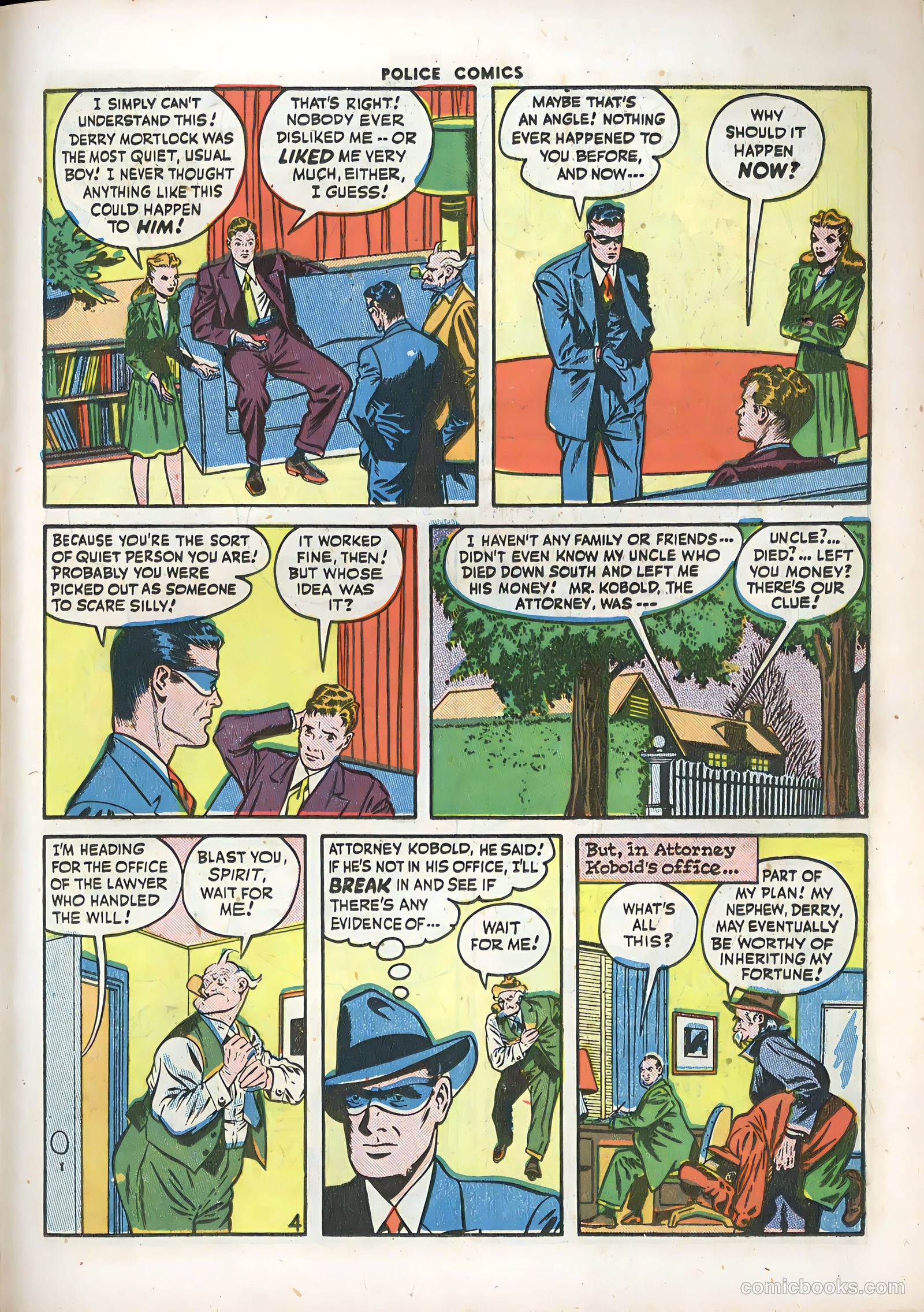 Police Comics #74 (1948) — page 30 of 53