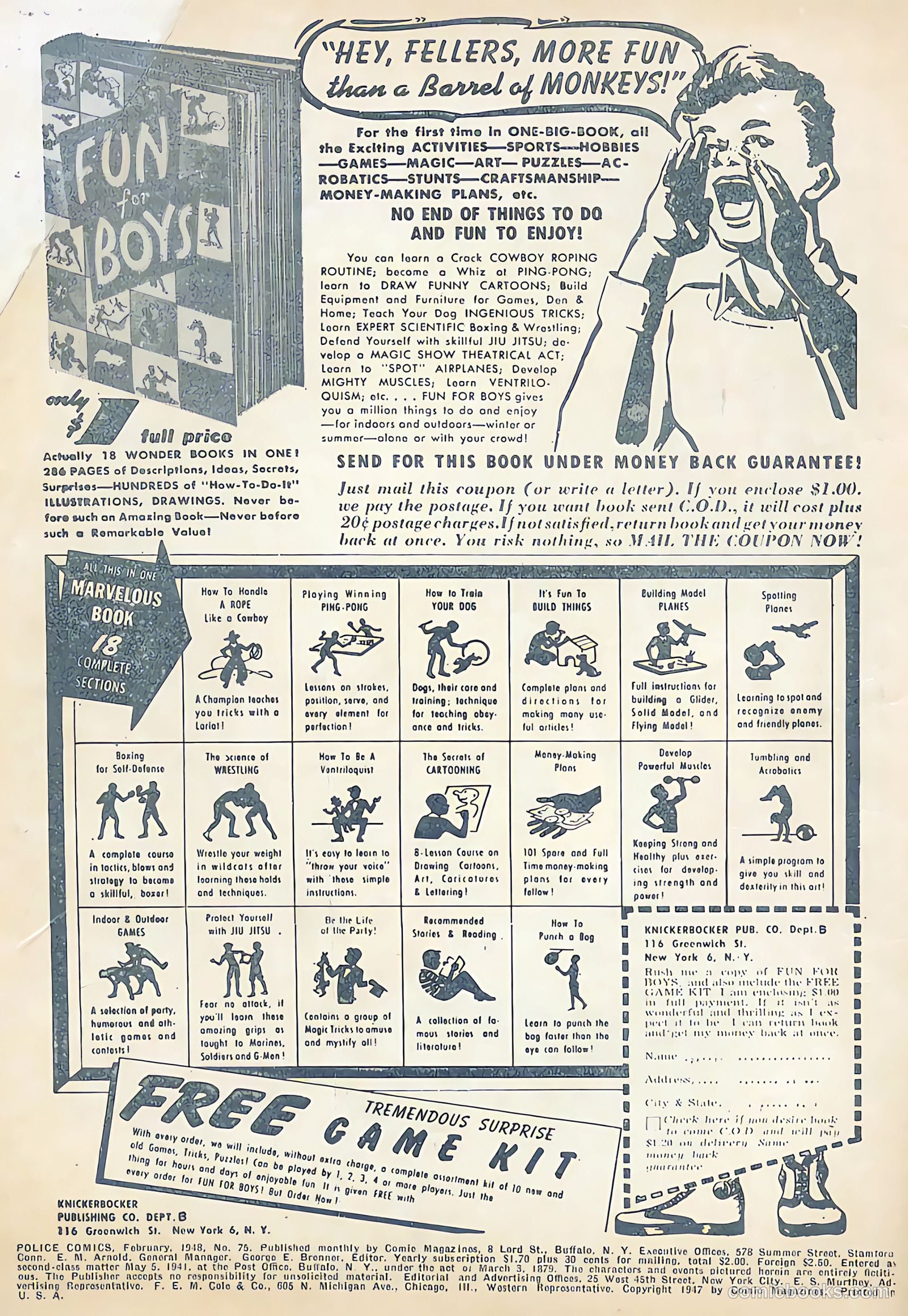 Police Comics #75 (1948) — page 4 of 52