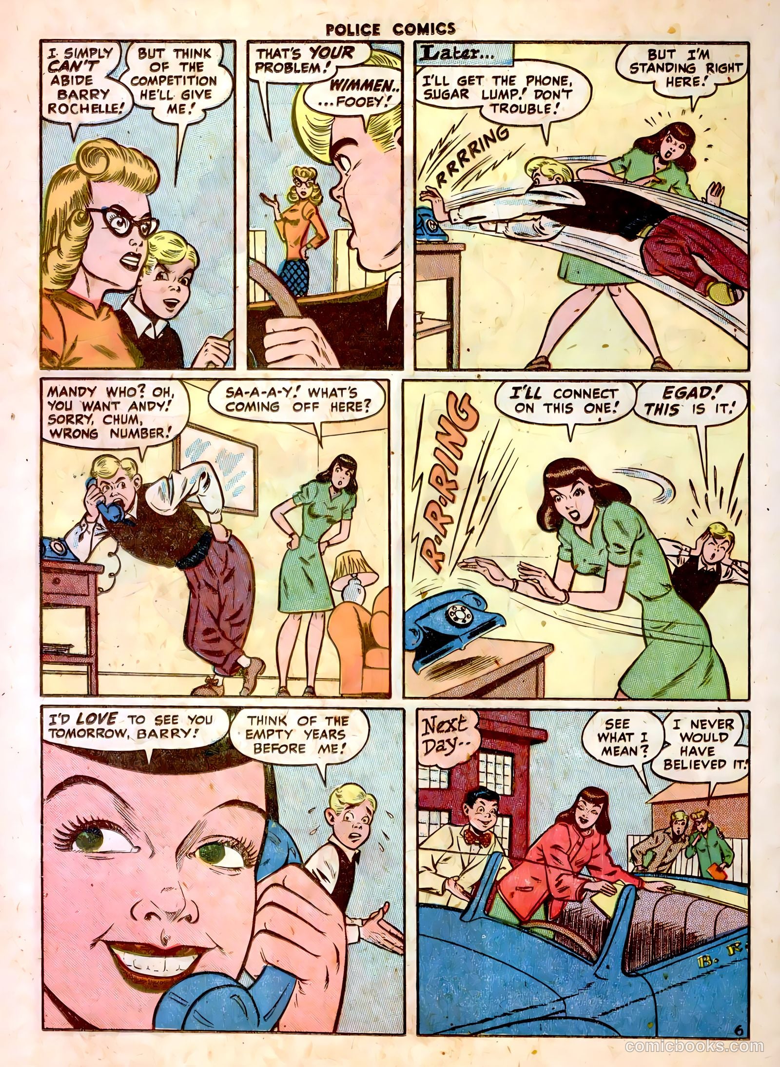 Police Comics #76 (1948) — page 38 of 52