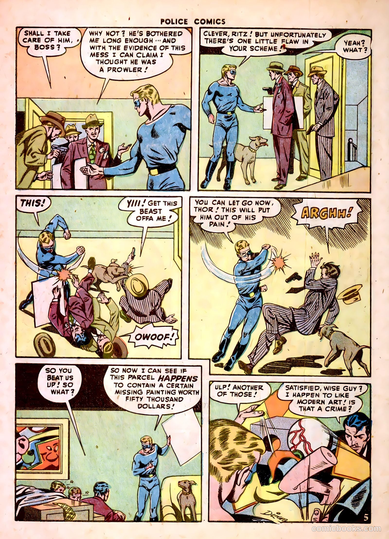 Police Comics #76 (1948) — page 46 of 52