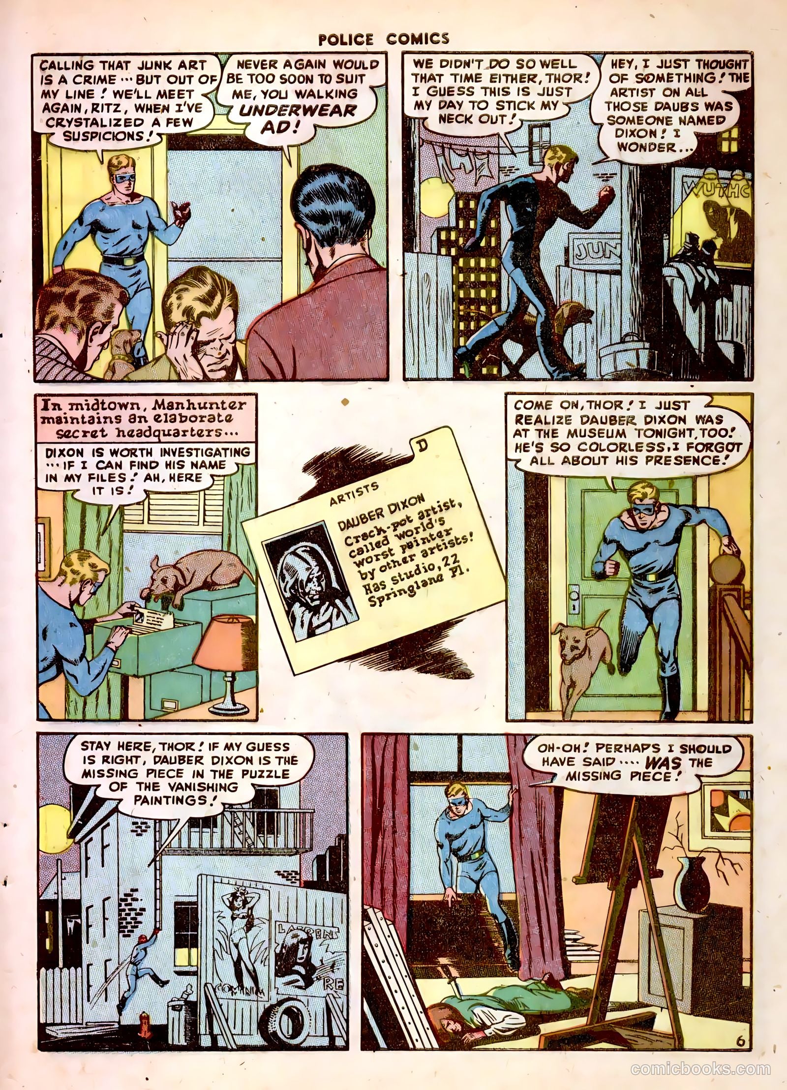Police Comics #76 (1948) — page 47 of 52