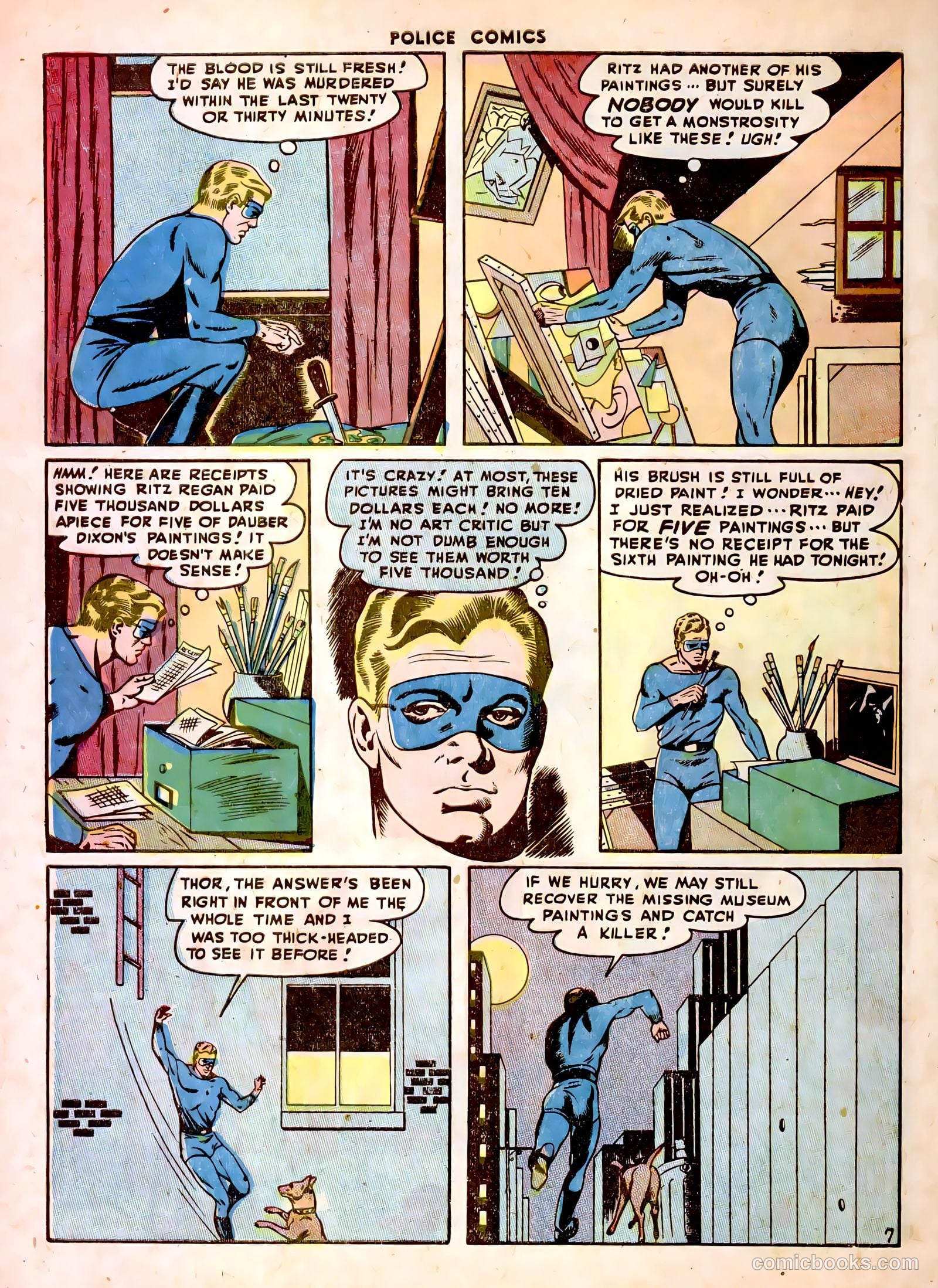 Police Comics #76 (1948) — page 48 of 52
