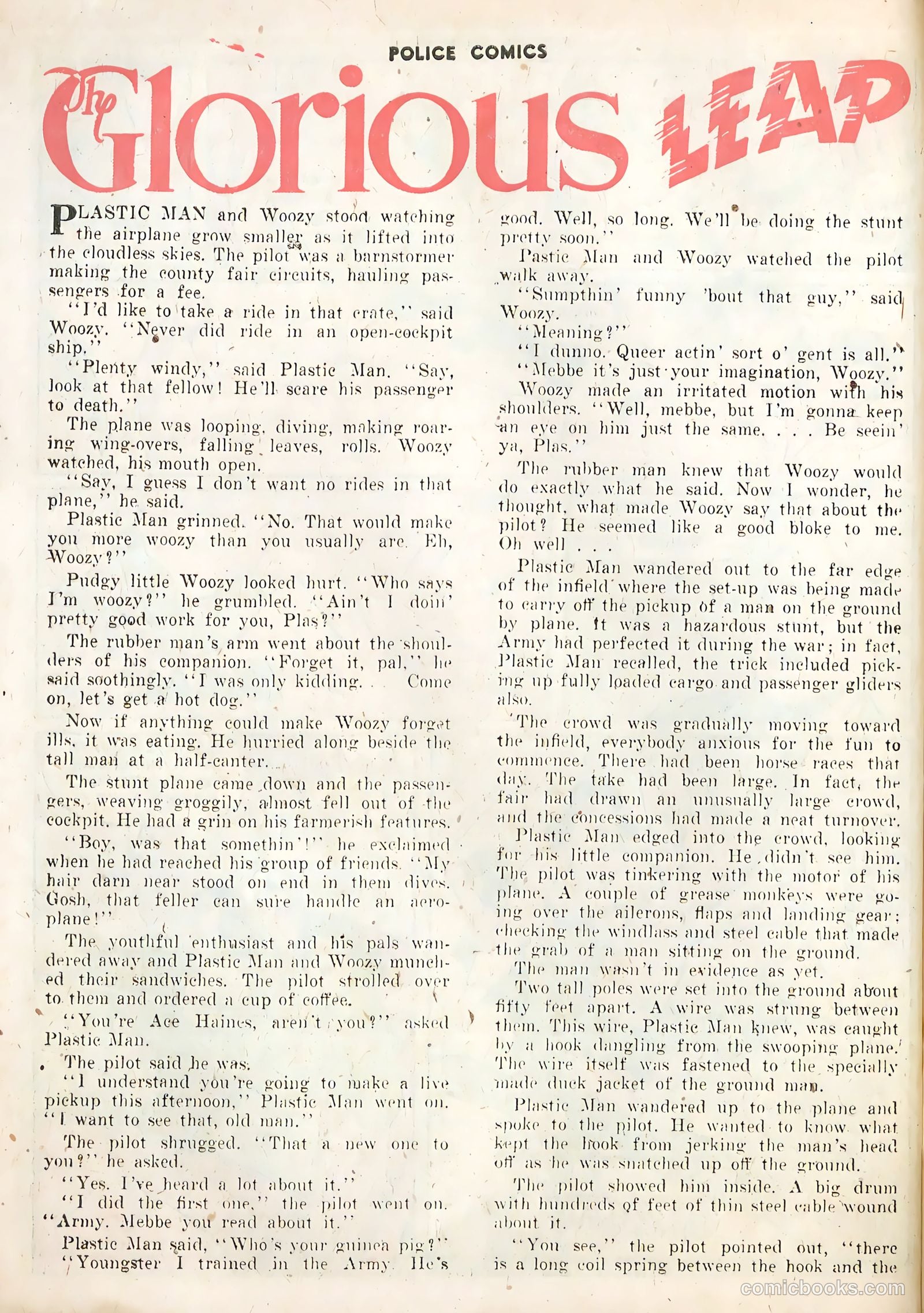 Police Comics #77 (1948) — page 40 of 52