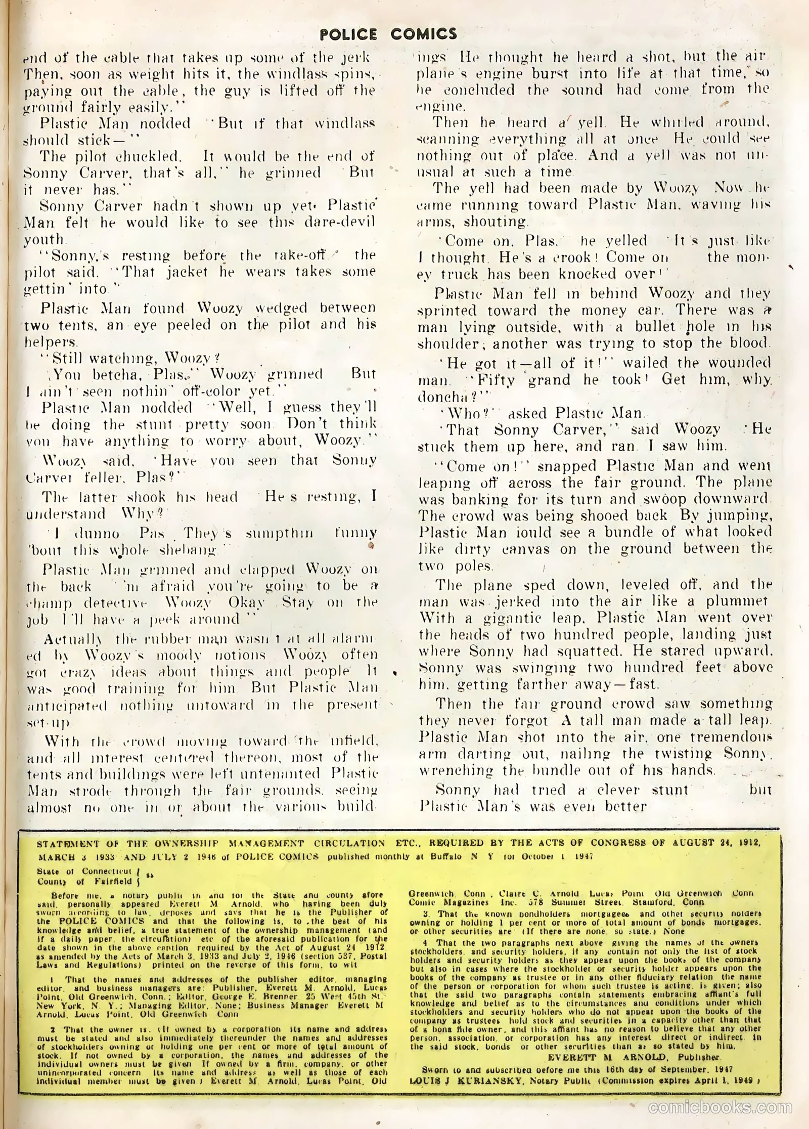 Police Comics #77 (1948) — page 41 of 52