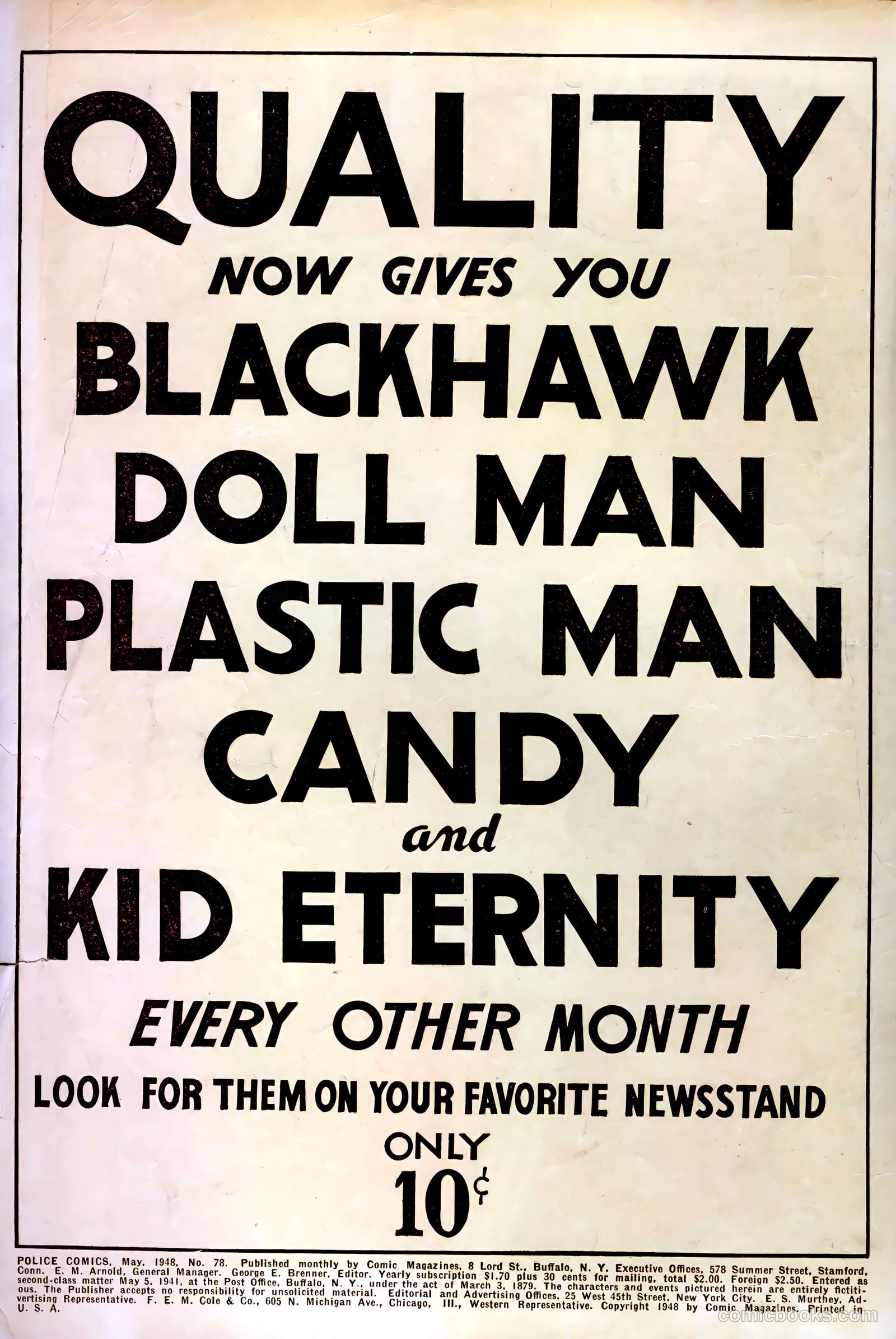 Police Comics #78 (1948) — page 2 of 52