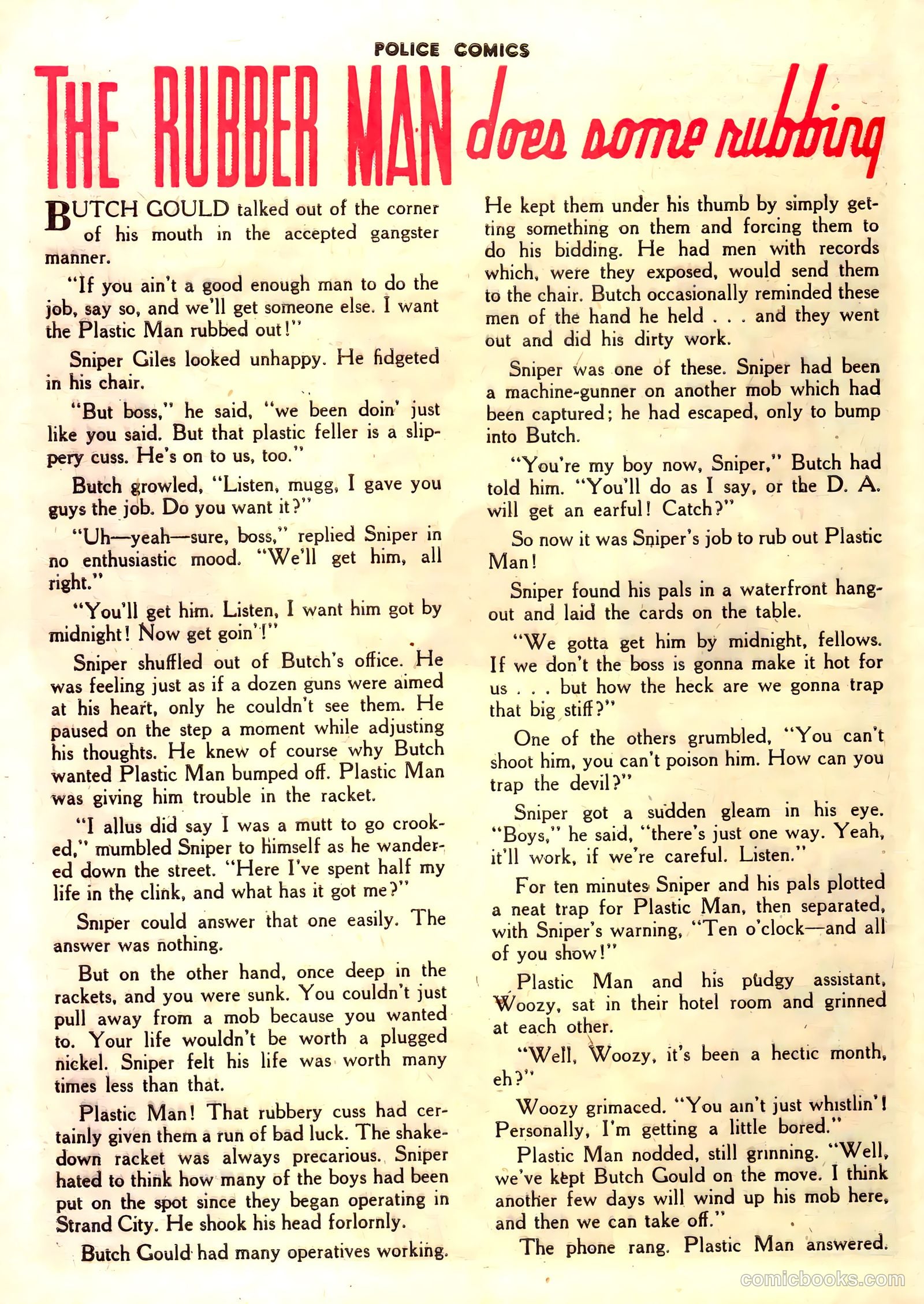 Police Comics #78 (1948) — page 40 of 52