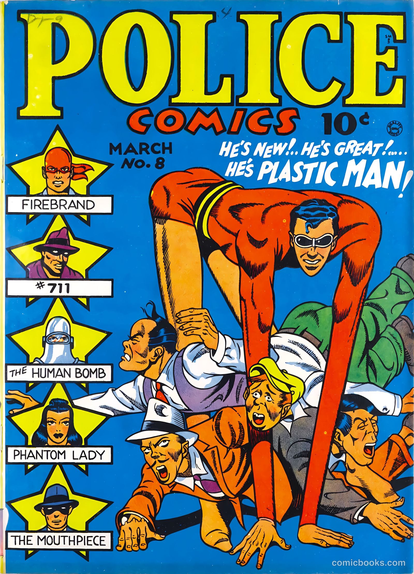 Police Comics #8 (1942) — page 2 of 69