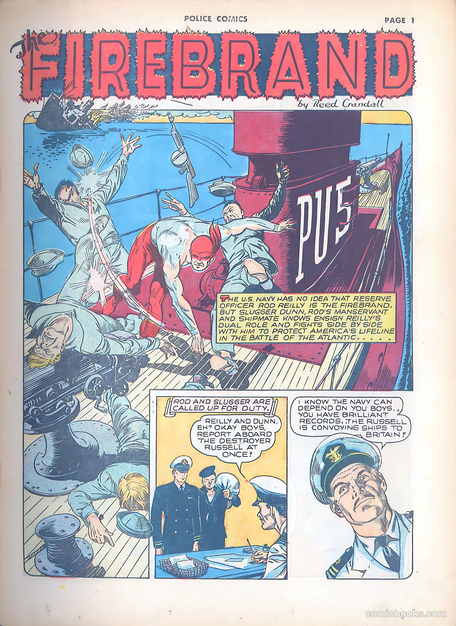 Police Comics #8 (1942) — page 4 of 69