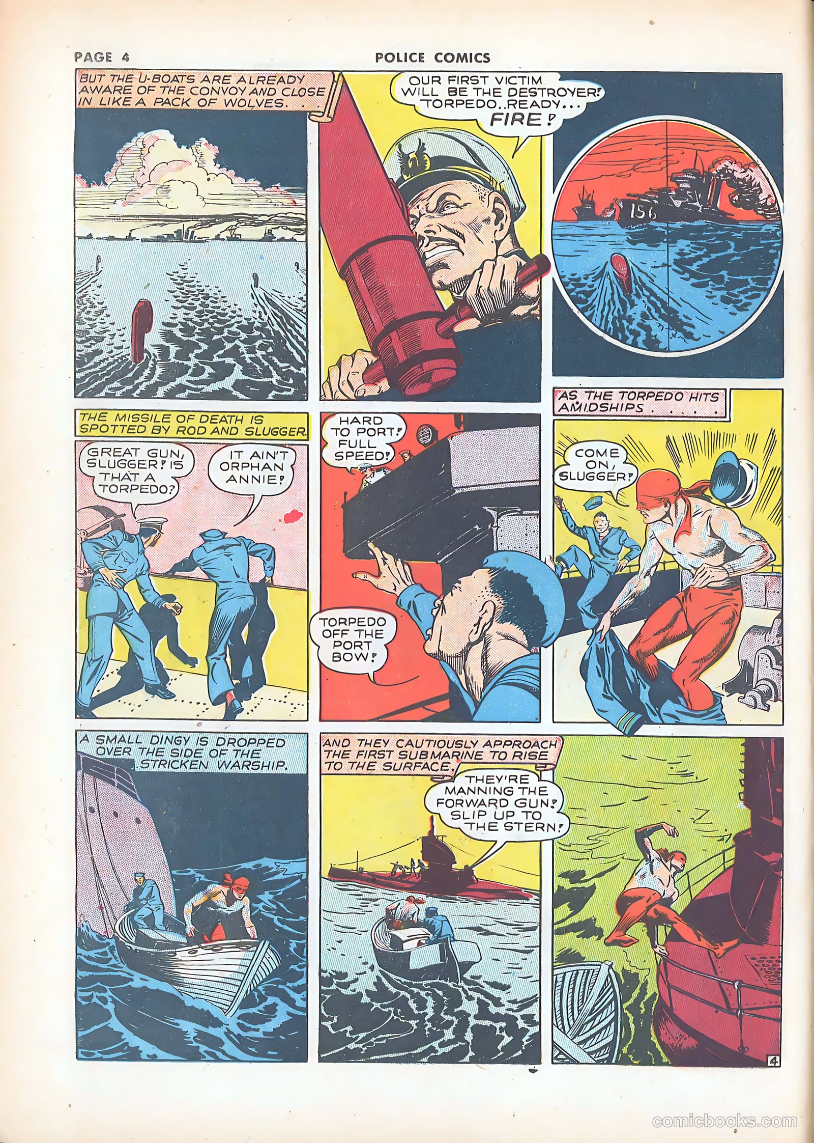 Police Comics #8 (1942) — page 7 of 69