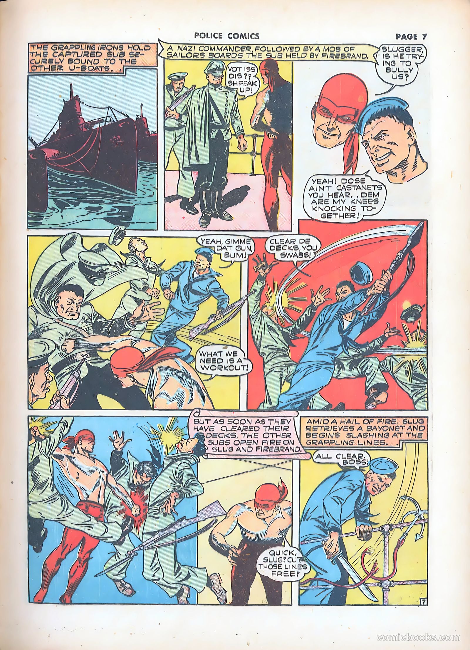 Police Comics #8 (1942) — page 10 of 69