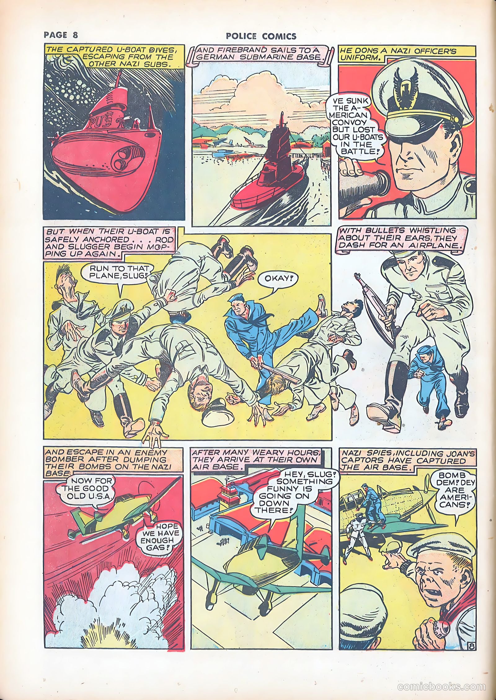 Police Comics #8 (1942) — page 11 of 69