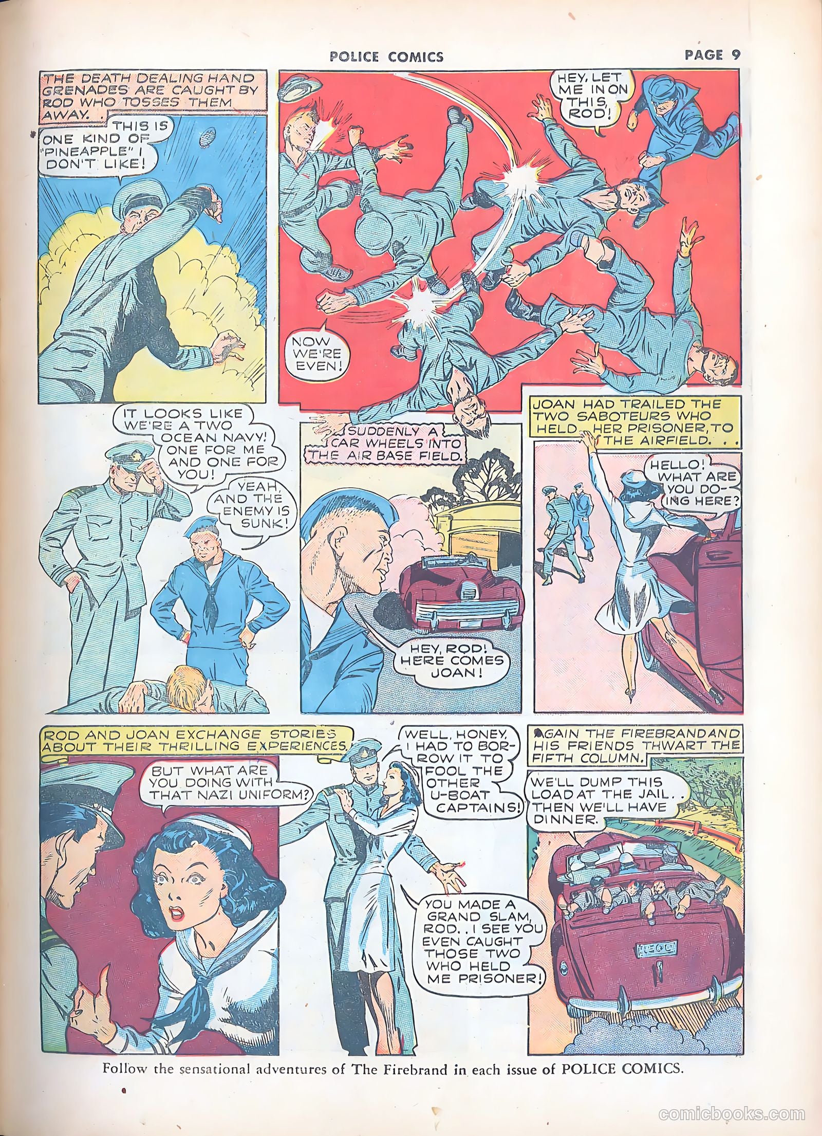Police Comics #8 (1942) — page 12 of 69