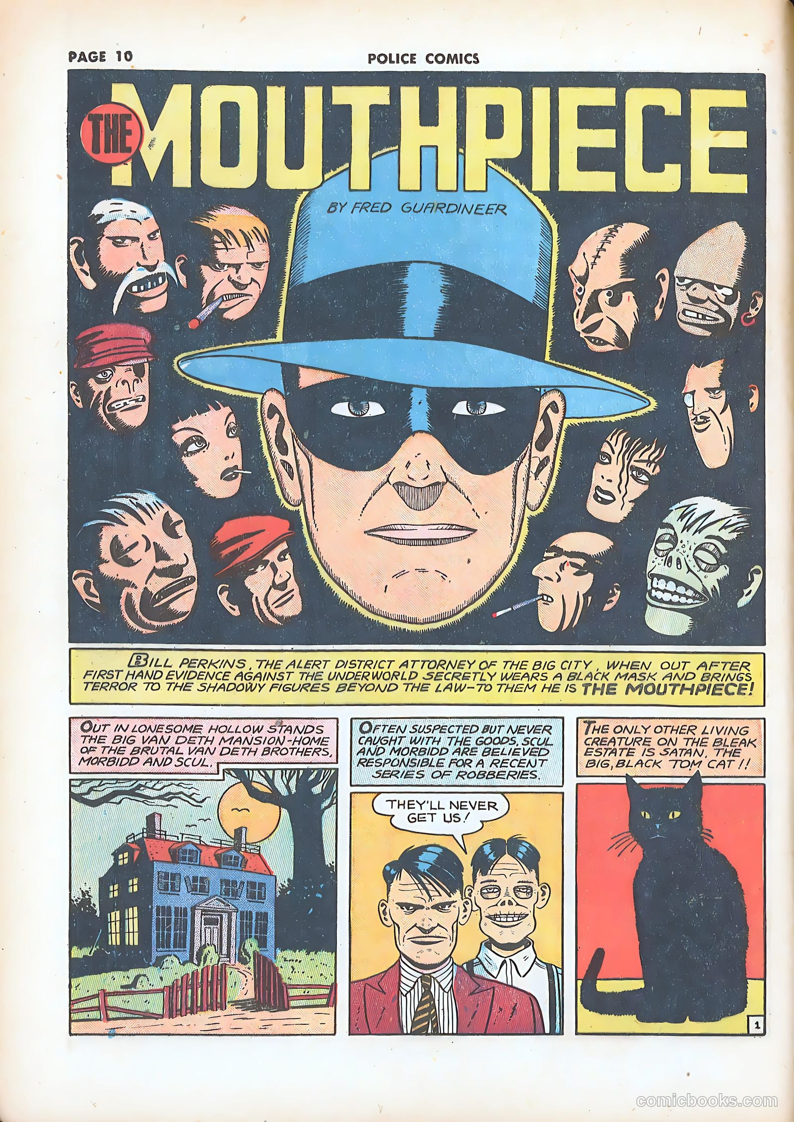 Police Comics #8 (1942) — page 13 of 69