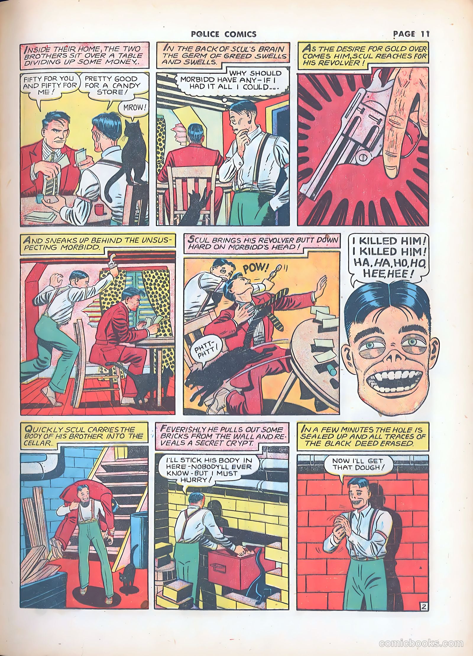 Police Comics #8 (1942) — page 14 of 69