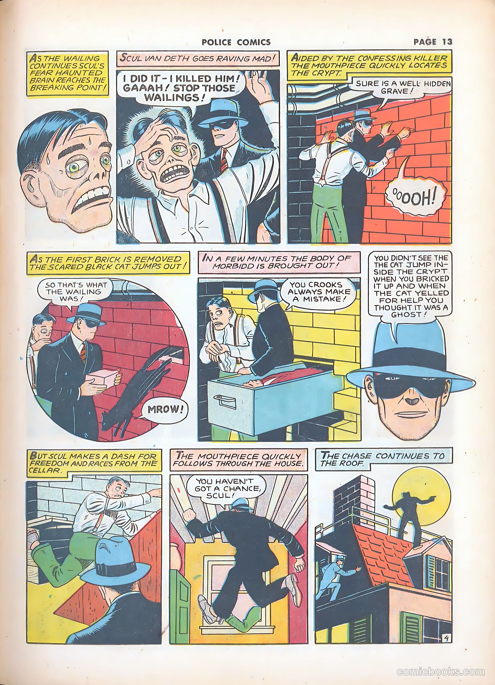 Police Comics #8 (1942) — page 16 of 69