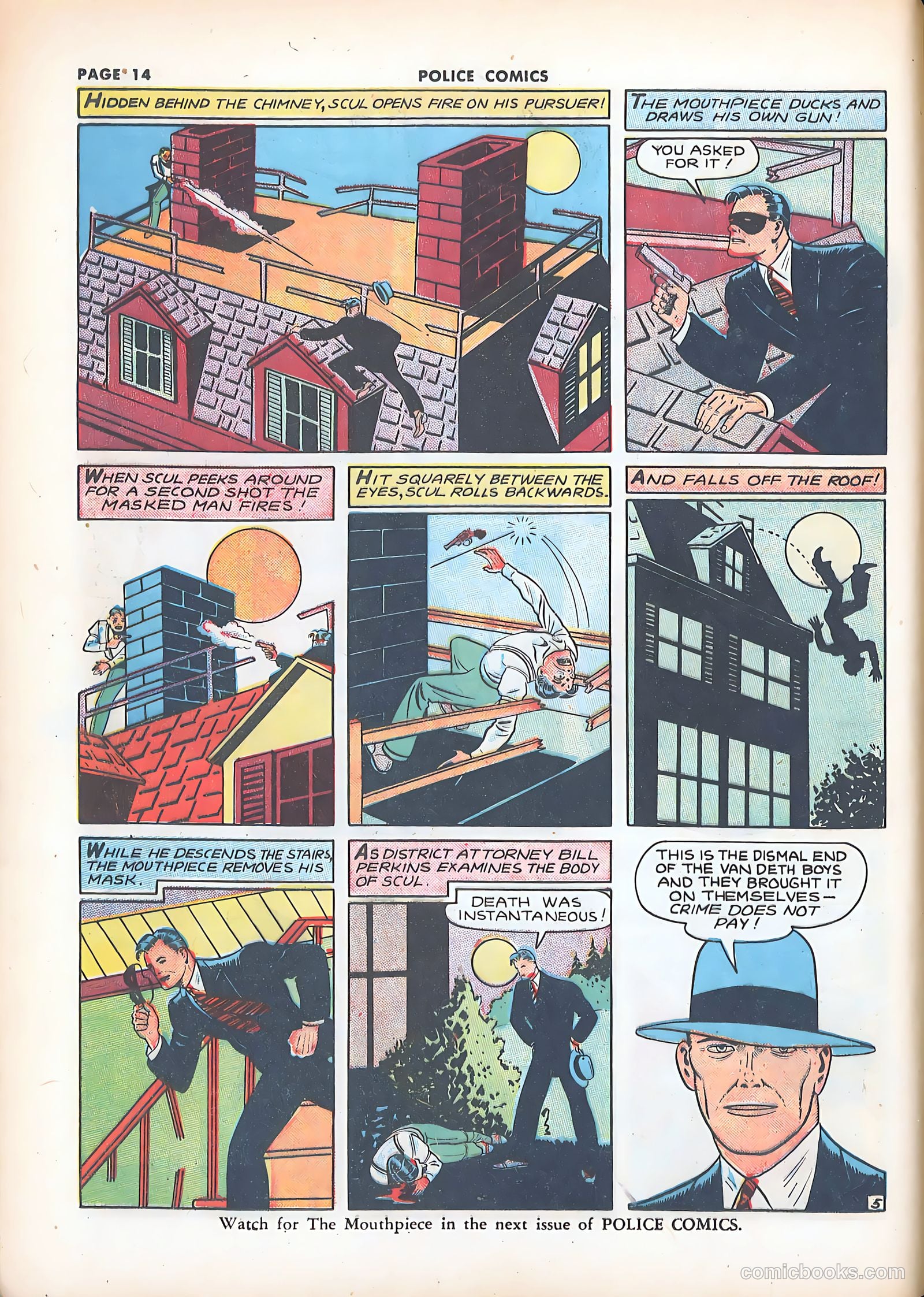Police Comics #8 (1942) — page 17 of 69